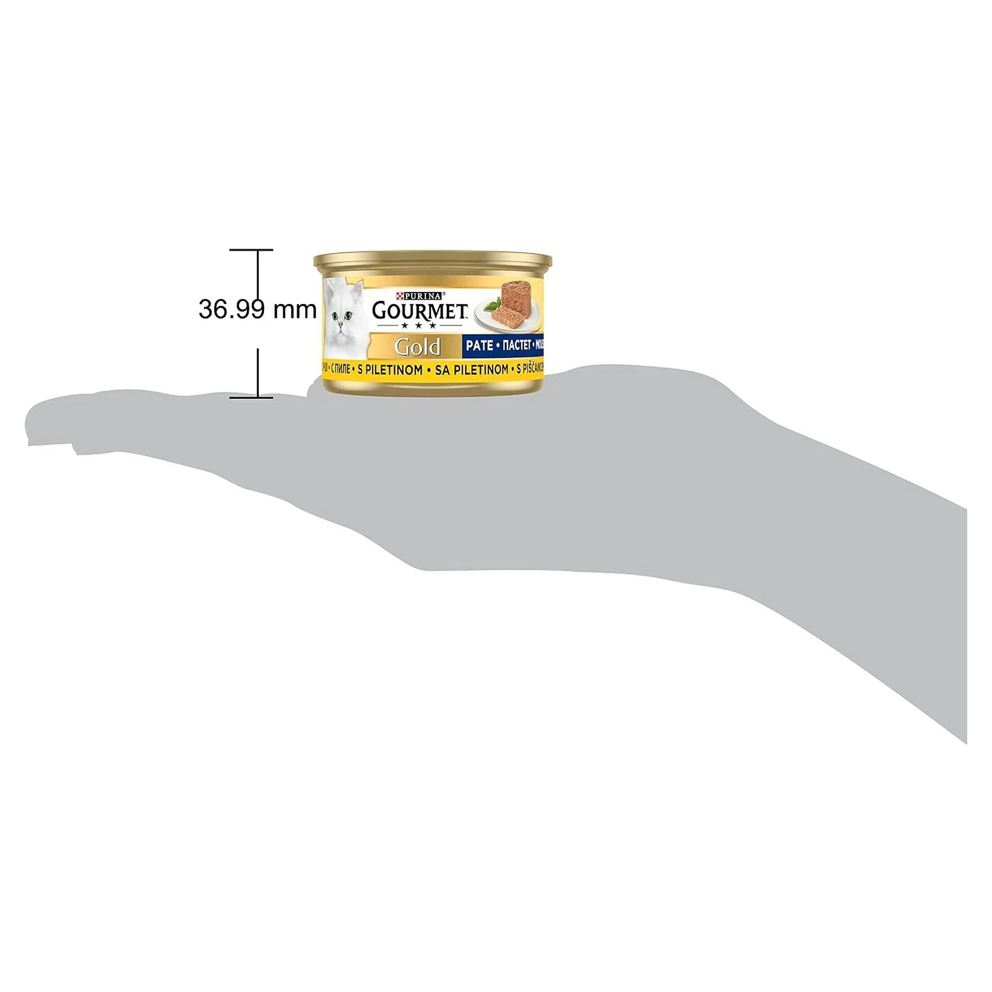 Gourmet Gold Kıyılmış Tavuk Lezzetli Yetişkin Kedi Yaş Maması 85 G — Konserve, 90 g — Görsel 3