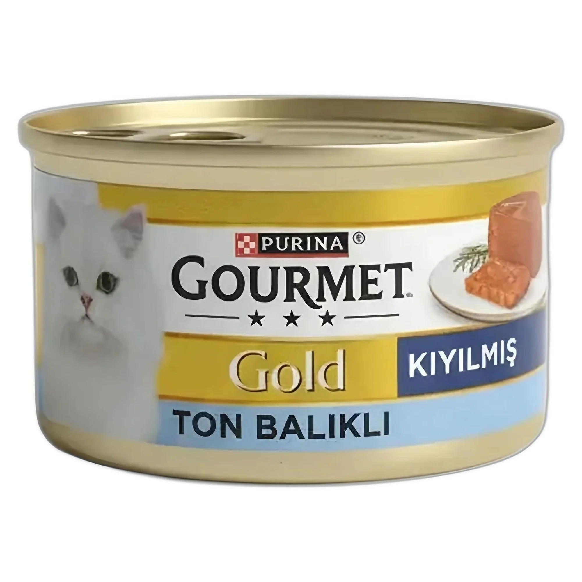 Gourmet Gourmet Gold Kıyılmış Ton Balıklı Yetişkin Kedi Yaş Maması 85 G