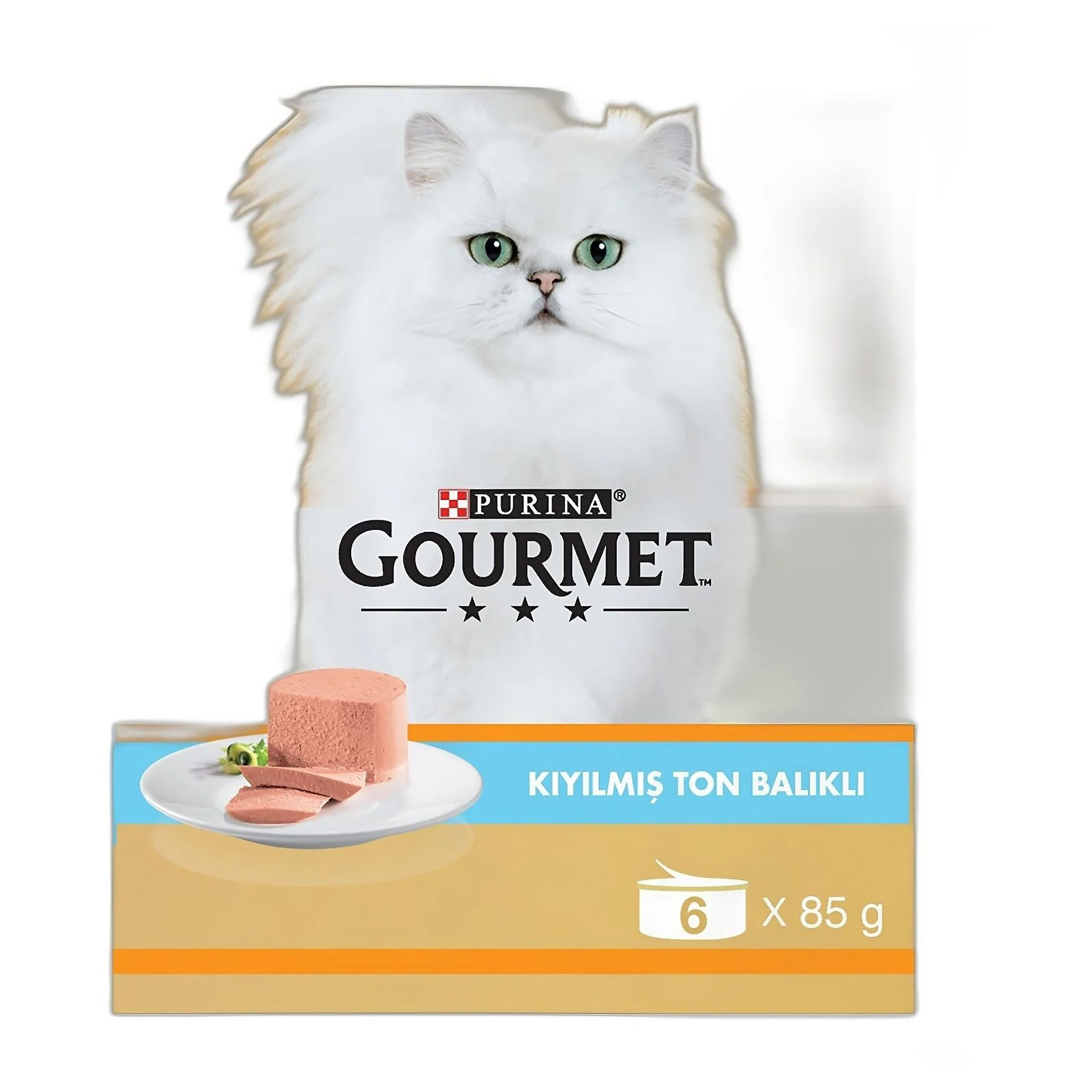 Gourmet Gold Kıyılmış Ton Balığı Yetişkin Kedi Yaş Mama 6x85 G