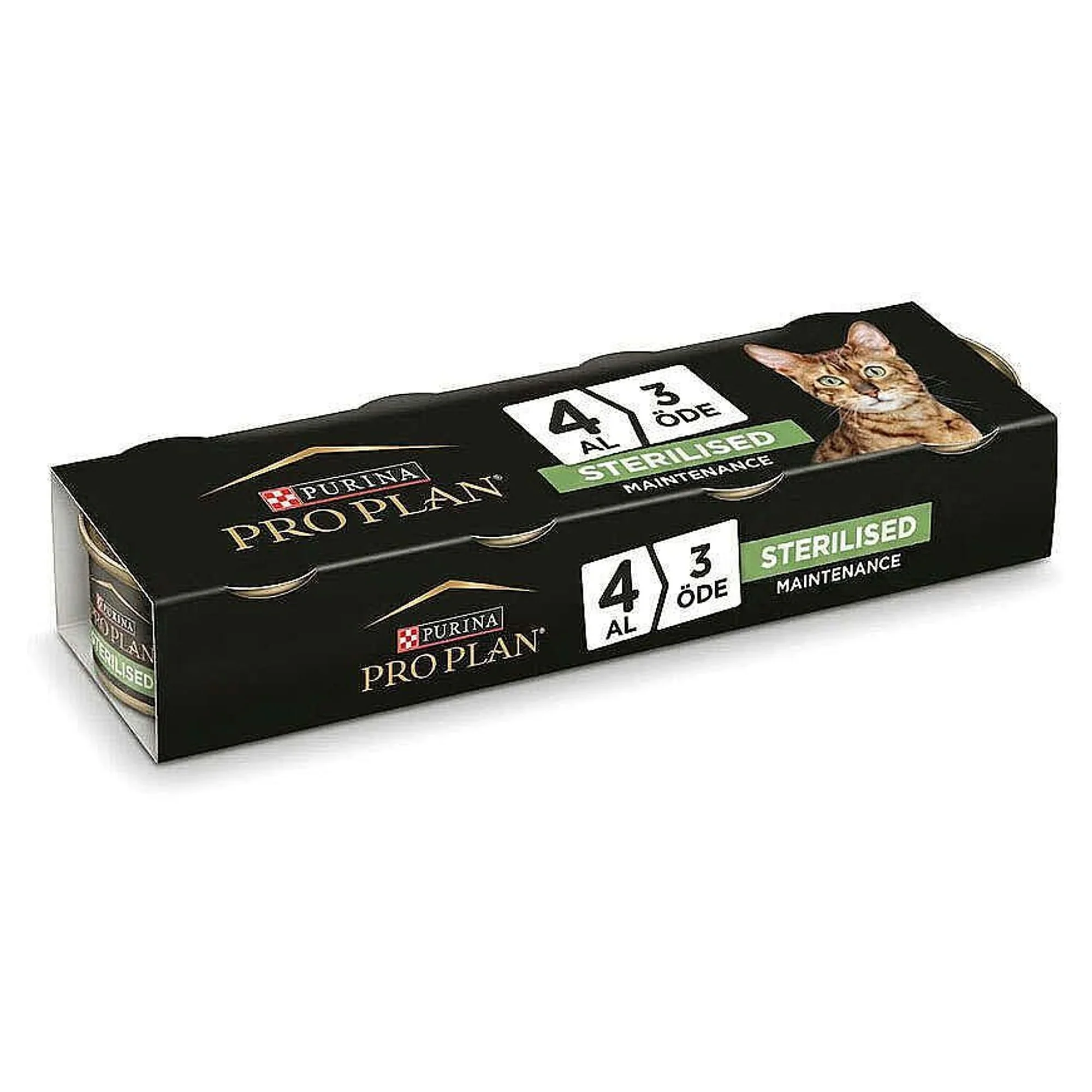 Pro Plan Pro Plan Sterilised Somon ve Ton Balığı Kısırlaştırılmış Yetişkin Kedi Yaş Mama 4x85 G