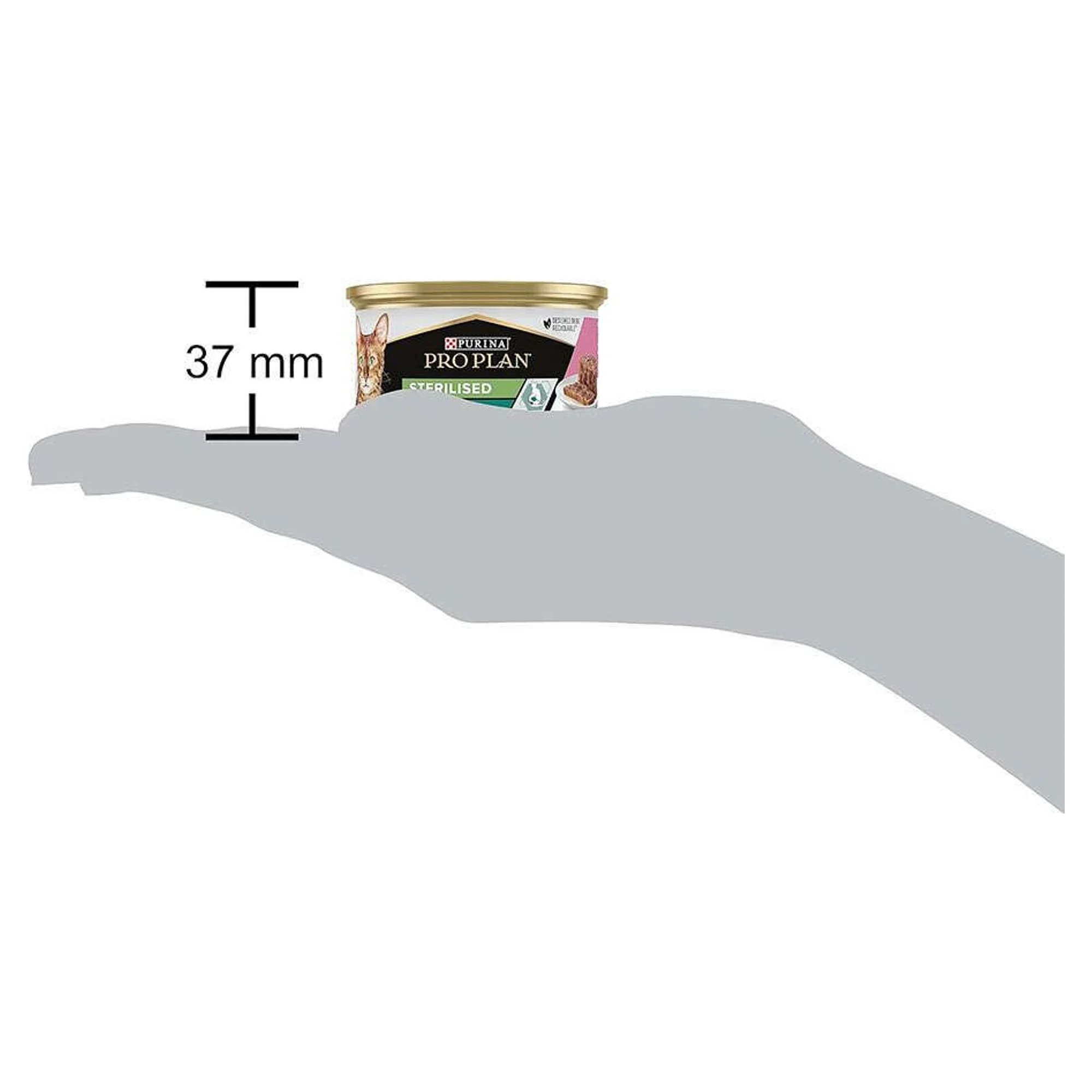 Pro Plan Pro Plan Sterilised Somon ve Ton Balığı Kısırlaştırılmış Yetişkin Kedi Yaş Mama 4x85 G — Normal — Görsel 5