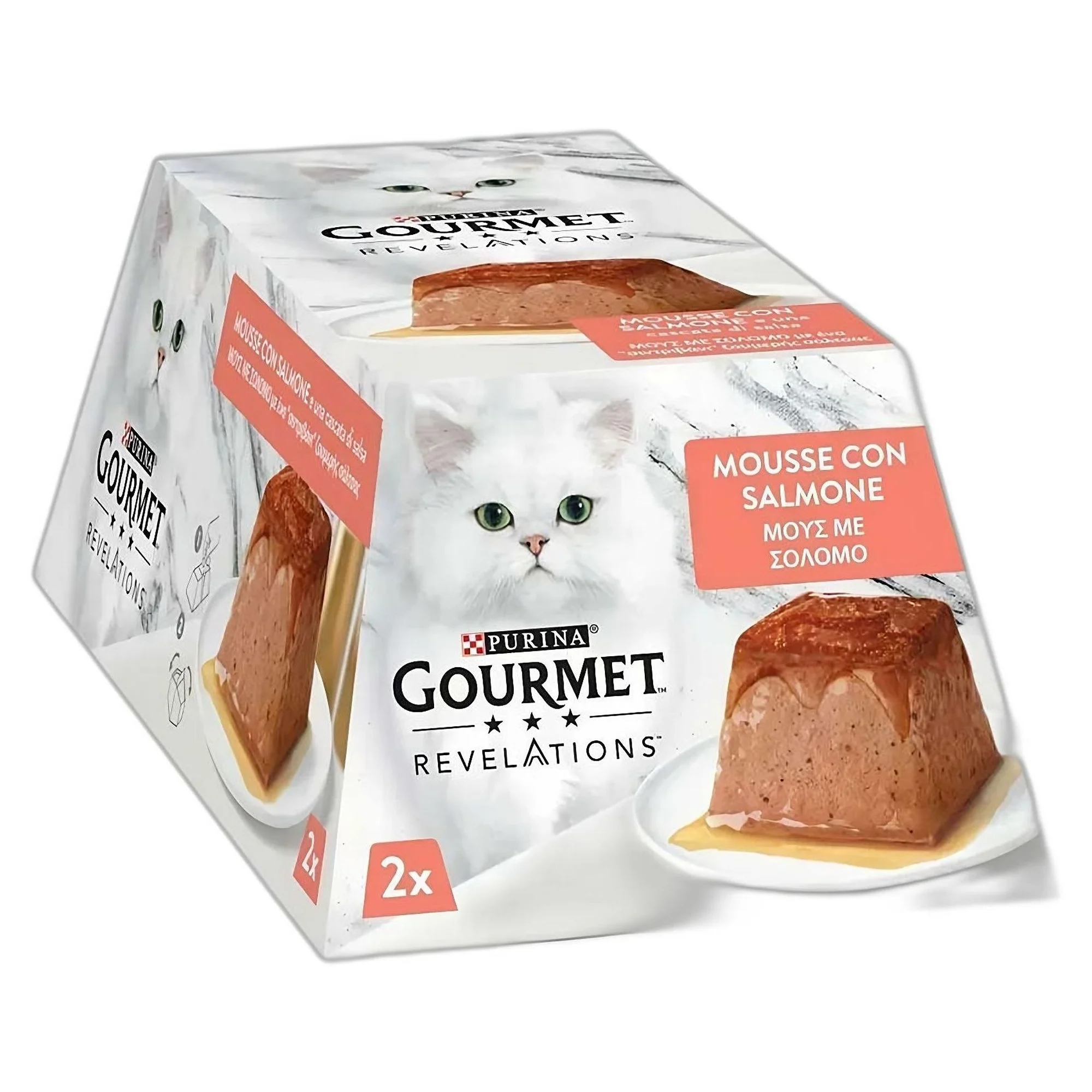 Gourmet Revelations Somonlu Kedi Atıştırmalık Yaş Mama 2x57 G