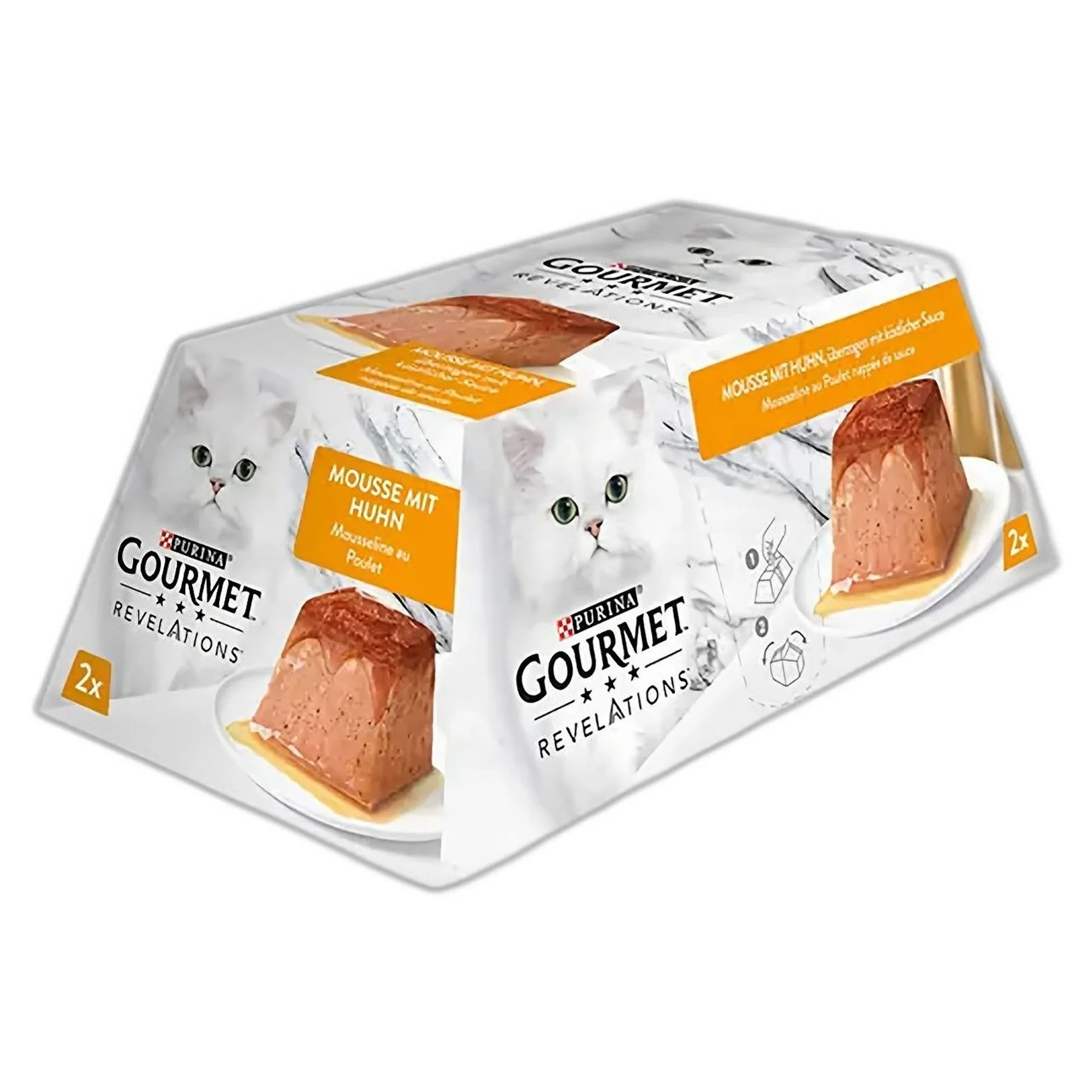 Gourmet Revelations Tavuk Mousse Kedi Atıştırmalık Yaş Mama 2x57 G