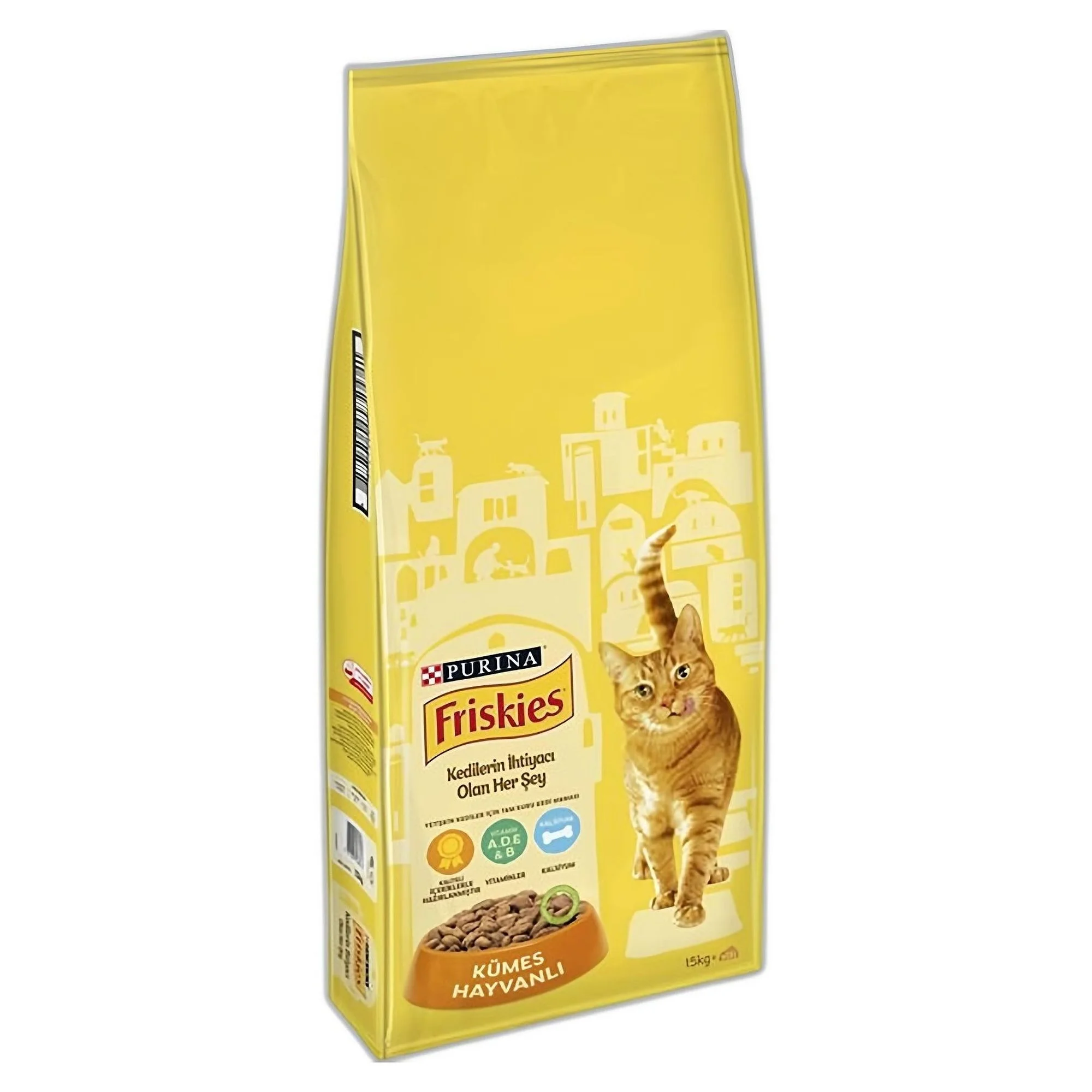 Purina Purina Friskies Tavuklu Yetişkin Kedi Maması 15 KG