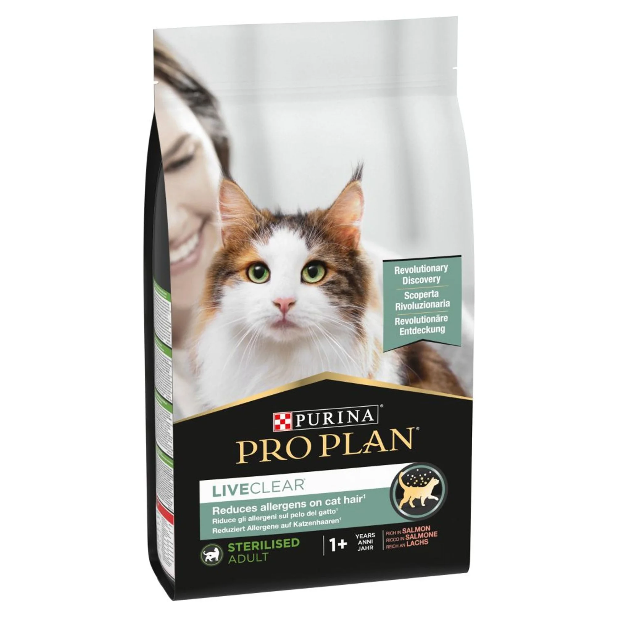 Pro Plan Pro Plan LiveClear Sterilised Somonlu Kısırlaştırılmış Yetişkin Kedi Maması 1.4 KG