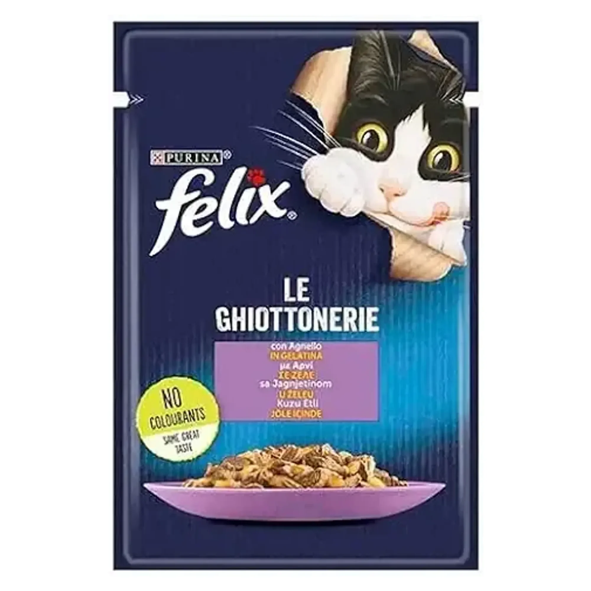 Felix Felix Kuzu Etli Yaş Yetişkin Kedi Maması 85 G
