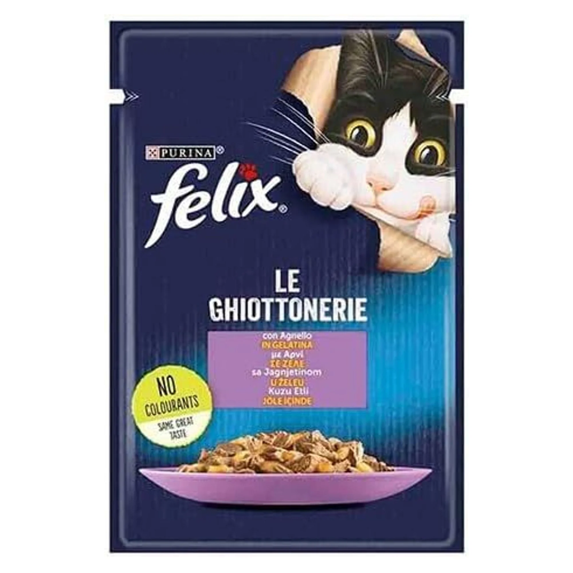 Felix Kuzu Etli Yaş Yetişkin Kedi Maması 85 G