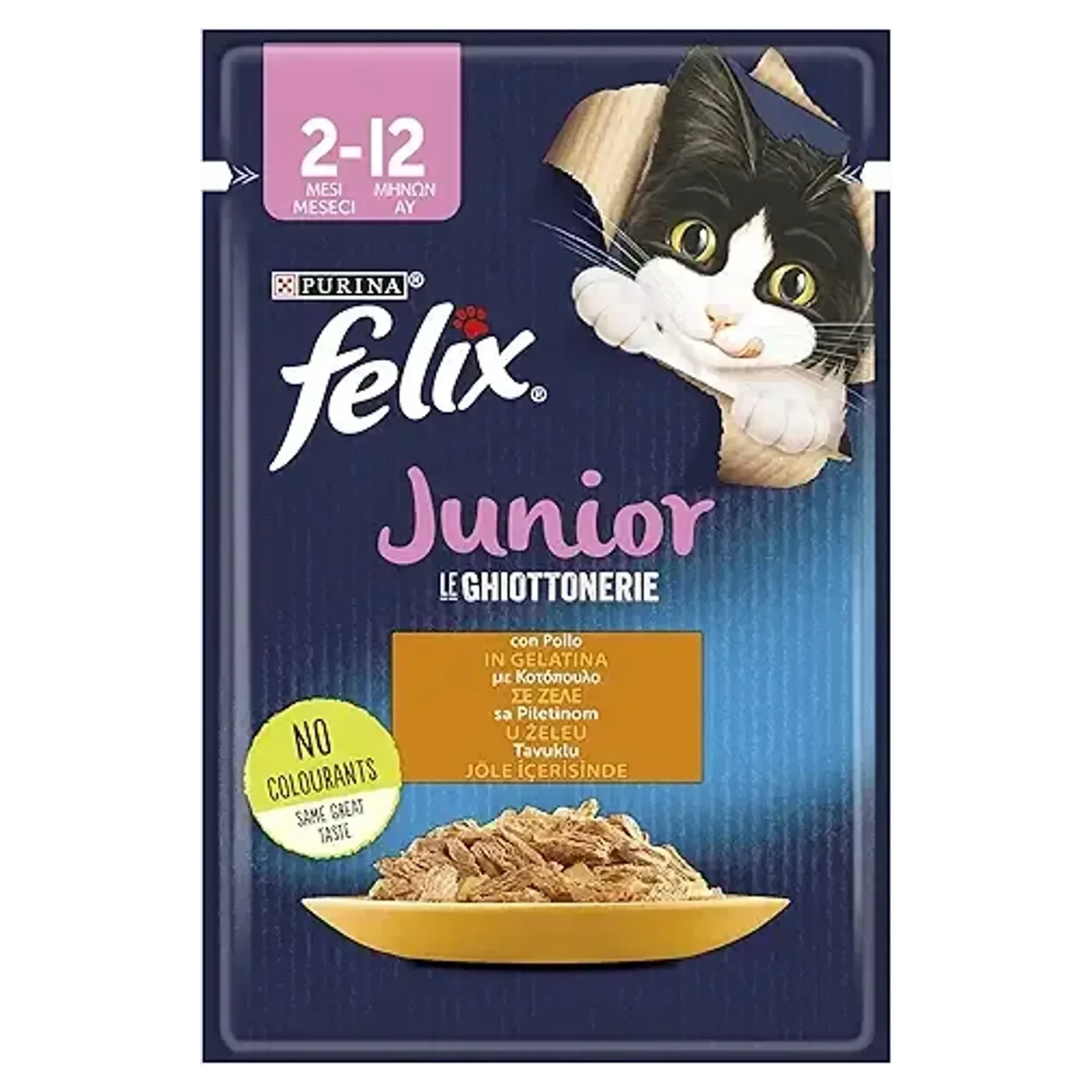 Felix Felix Junior Tavuk Etli Yaş Yavru Kedi Maması 85 G