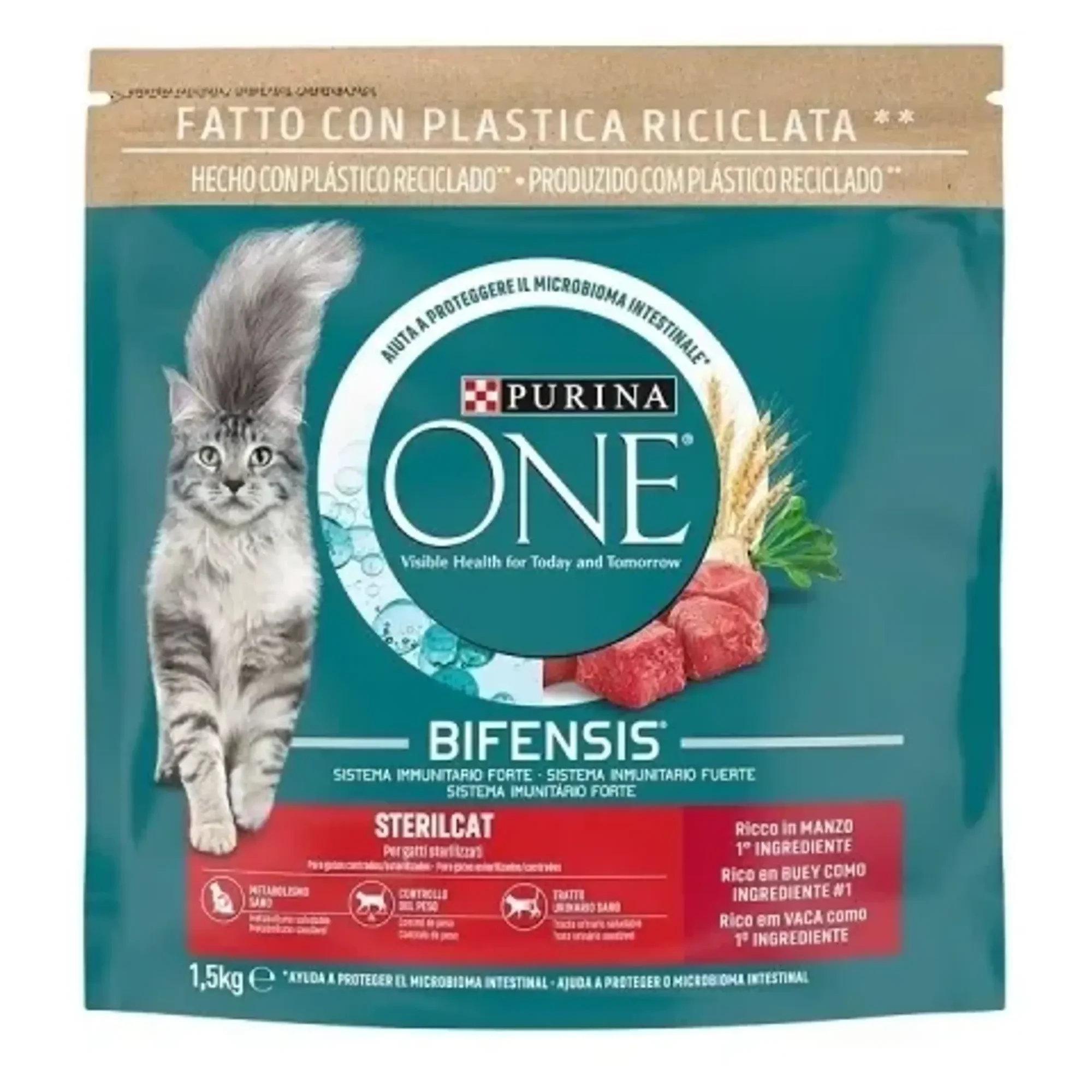 Purina One Sterilcat Sığır ve Buğdaylı Kısırlaştırılmış Yetişkin Kedi Maması 1.5 KG