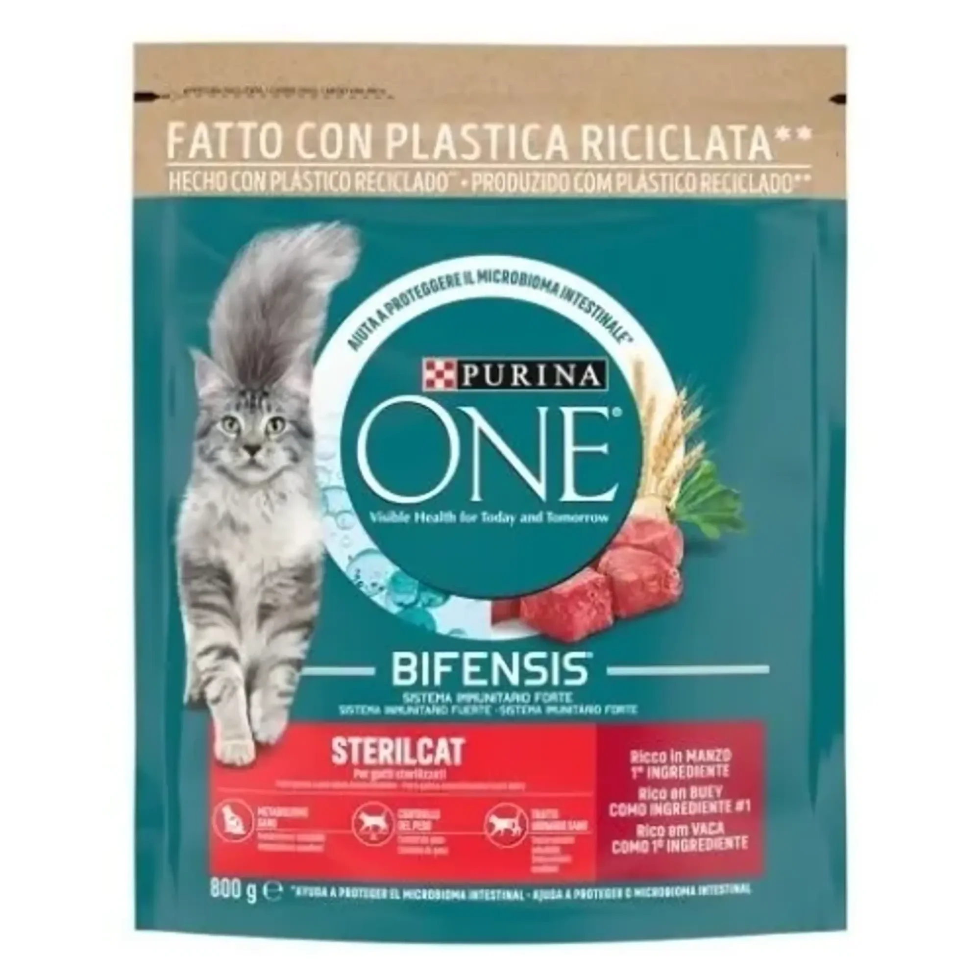 Purina One Sterilcat Sığır ve Buğdaylı Kısırlaştırılmış Yetişkin Kedi Maması 800 G