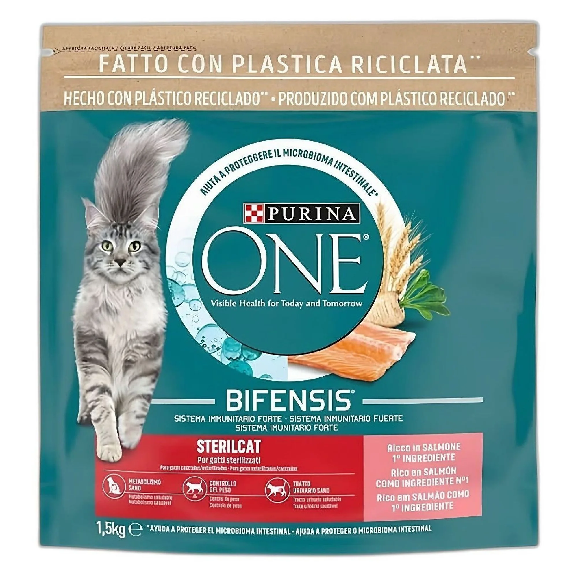 Purina Purina One Sterilcat Somon ve Buğdaylı Kısırlaştırılmış Yetişkin Kedi Maması 1.5 KG