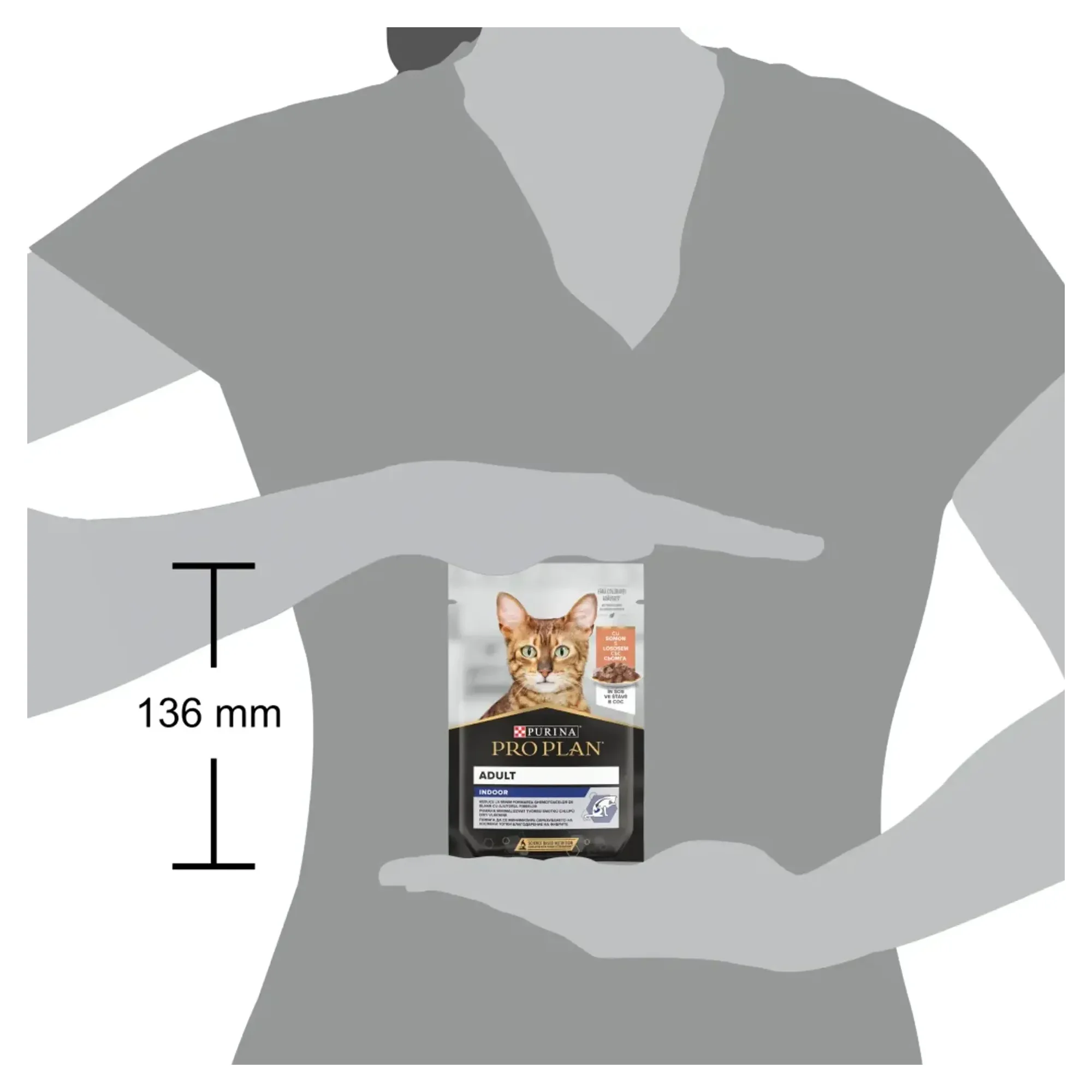 Pro Plan Pro Plan Indoor Somonlu Ev Kedisi İçin Yetişkin Kedi Yaş Mama 85 G — Normal — Görsel 3