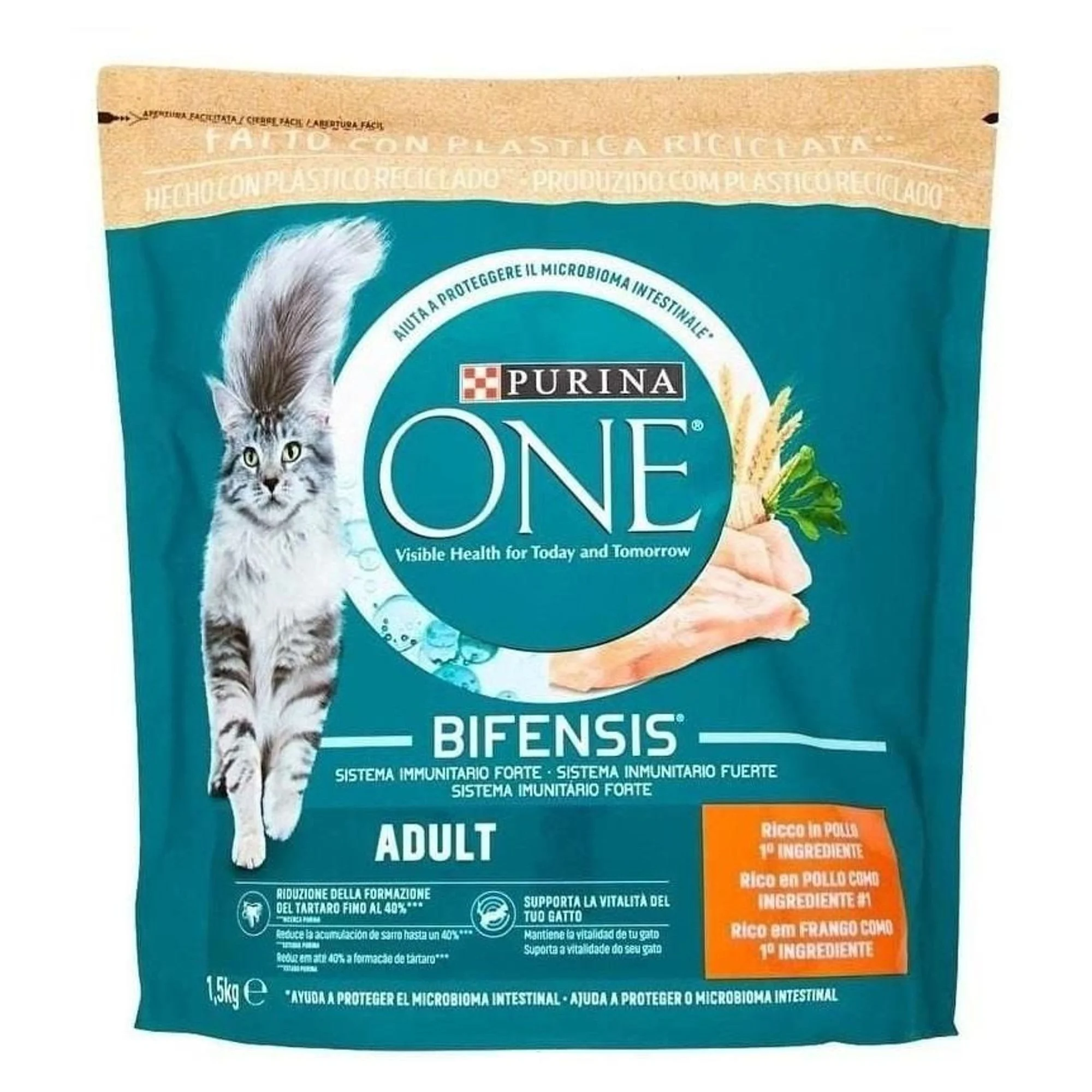 Purina One Adult Tavuklu ve Tam Tahıllı Yetişkin Kedi Maması 1.5 KG