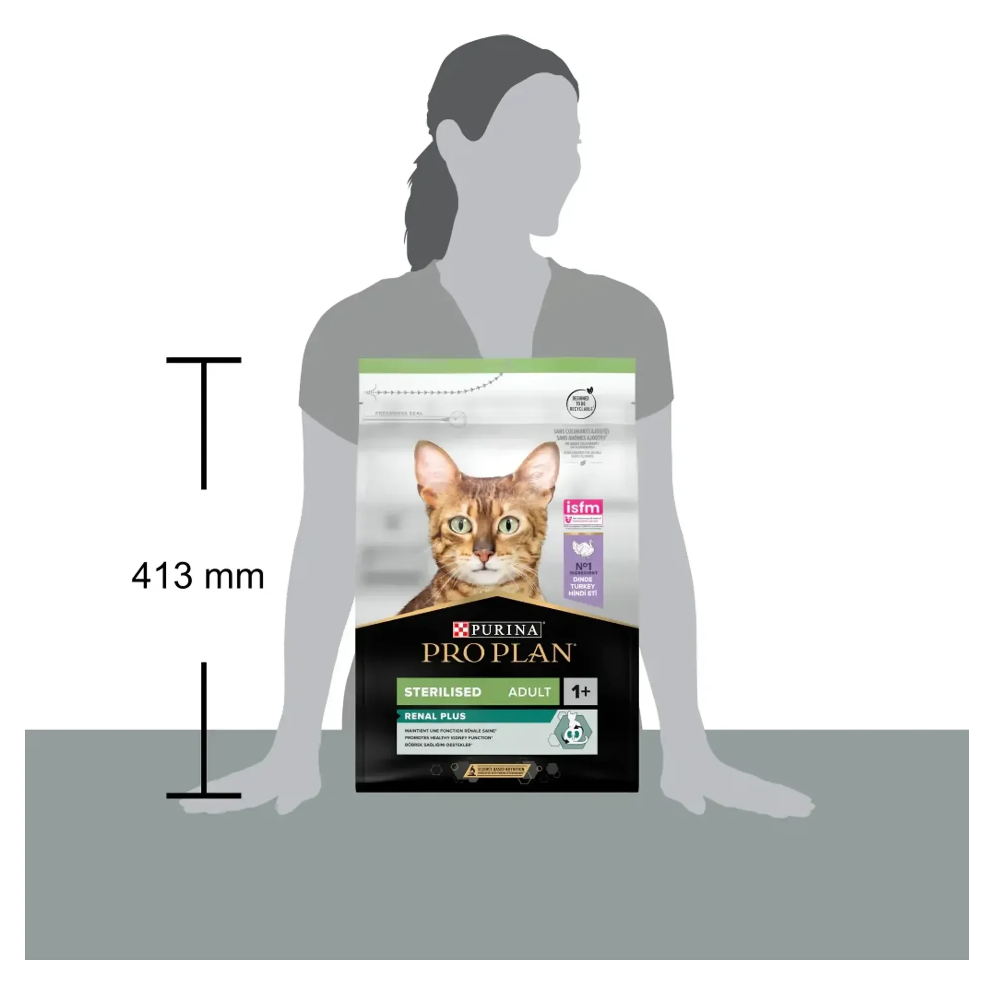 Pro Plan Sterilised Renal Hindi Kısırlaştırılmış Yetişkin Kedi Maması 3 KG — 3 kg — Görsel 3