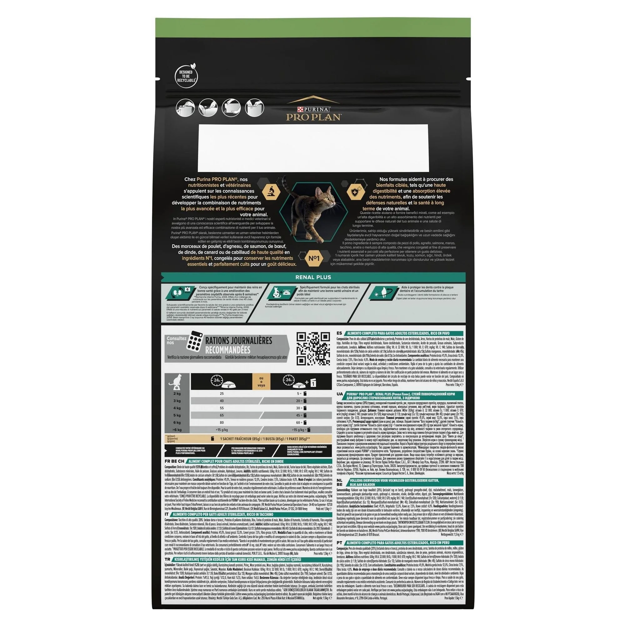 Pro Plan Pro Plan Sterilised Renal Hindili Kısırlaştırılmış Yetişkin Kedi Maması 10 KG — 10.3 kg — Görsel 2