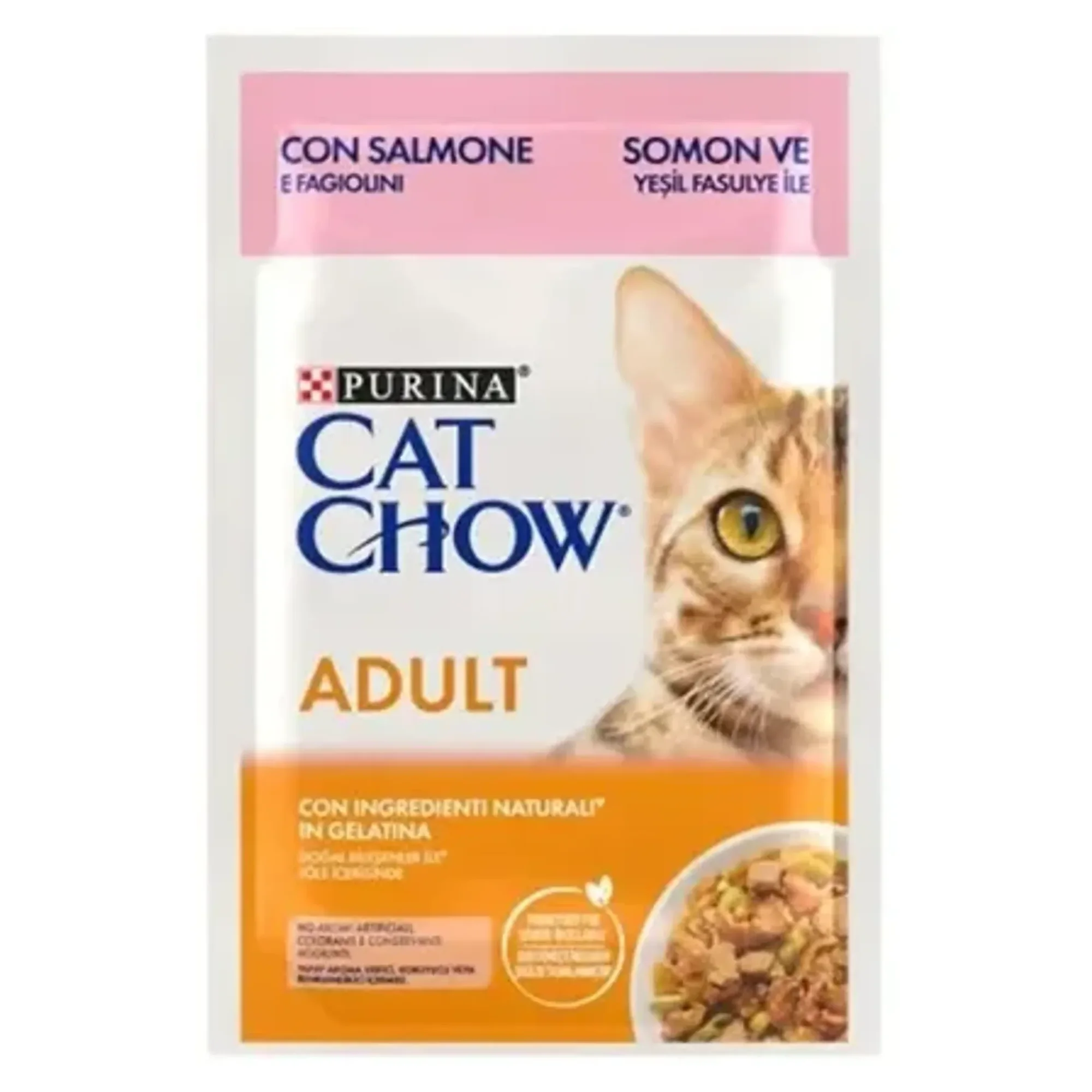 Purina Cat Chow Somonlu Yetişkin Konserve Kedi Maması 85 G