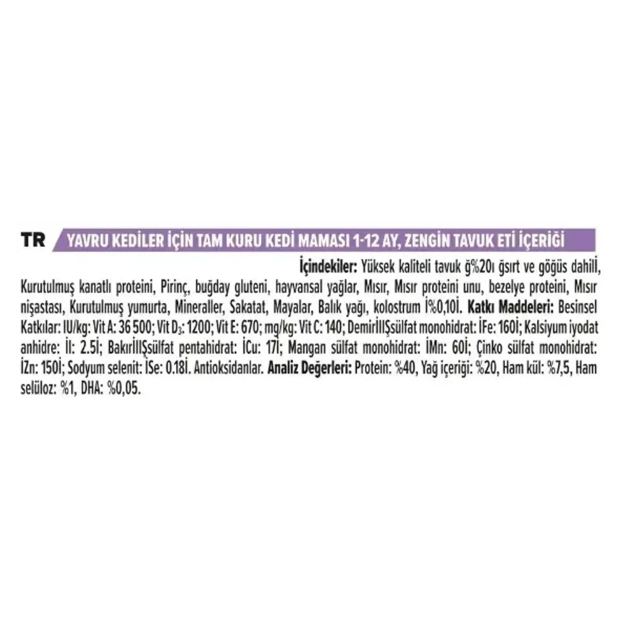 Pro Plan Kitten Tavuklu Yavru Kedi Maması 1.5 KG — Normal, 1.6 kg — Görsel 4