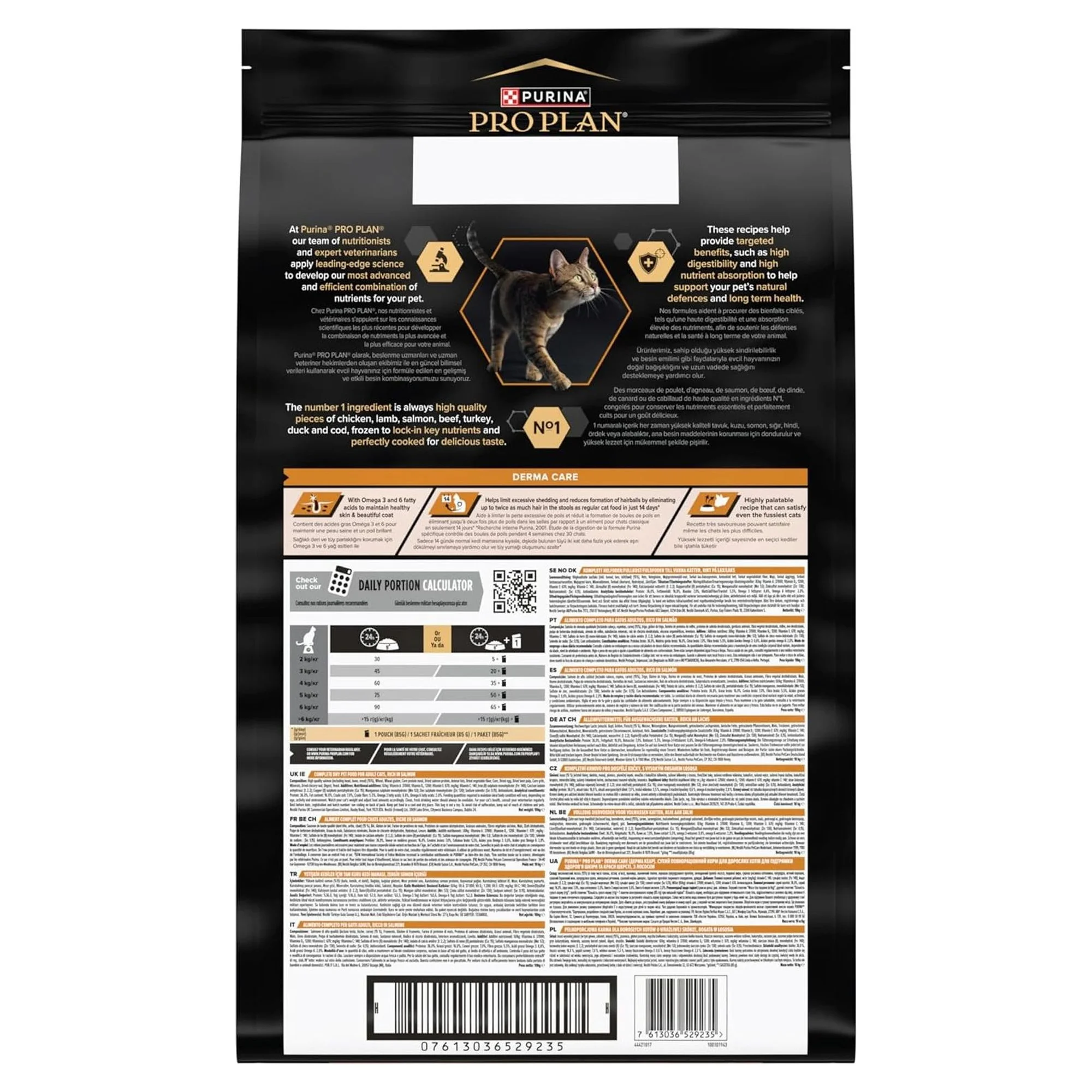 Pro Plan Pro Plan Derma Care Somonlu Yetişkin Kedi Maması 10 KG — Normal, 10.2 kg — Görsel 2