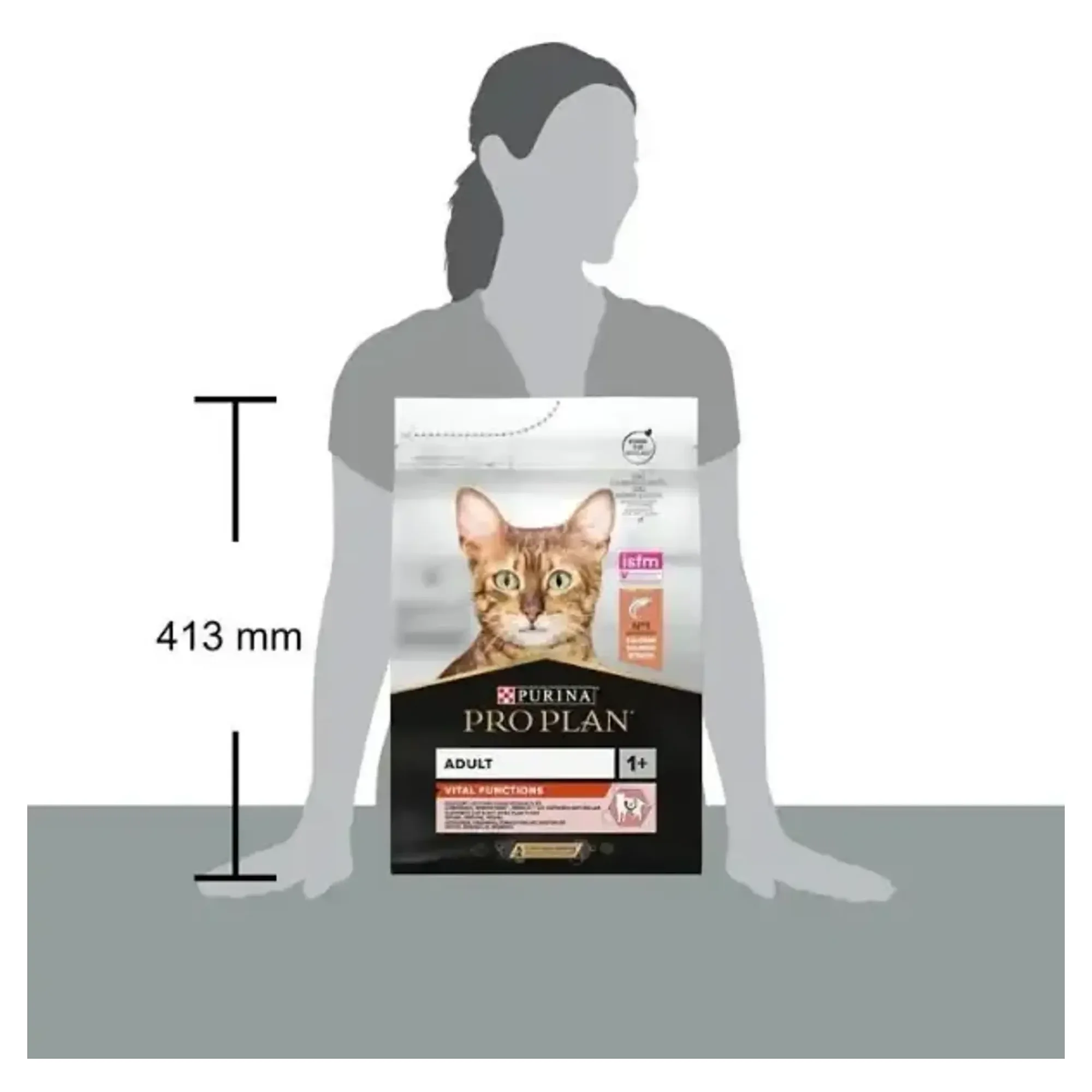 Pro Plan Vital Functions Somonlu Yetişkin Kedi Maması 3 KG — Normal, 3.1 kg — Görsel 4