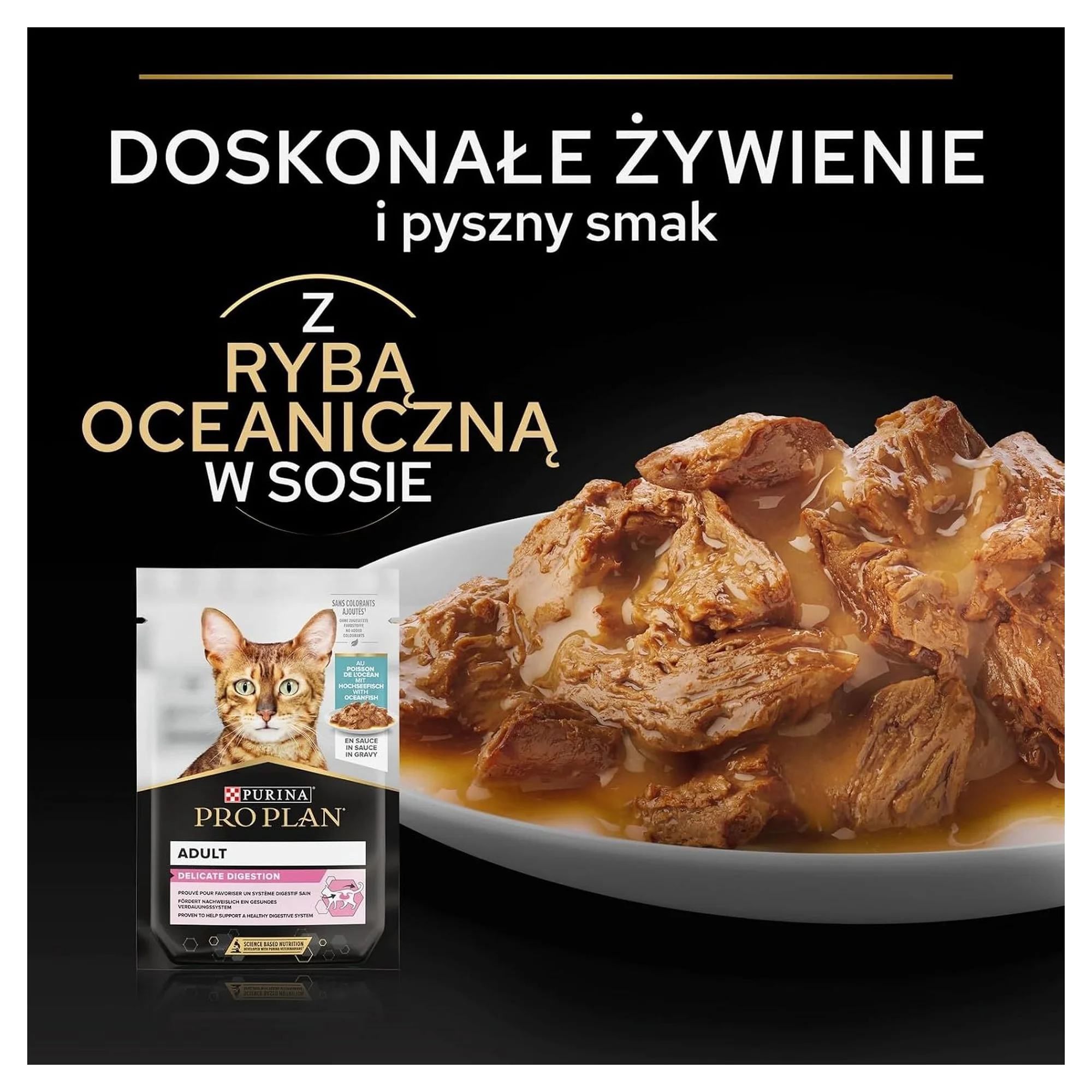 Pro Plan Delicate Balıklı Yetişkin Kedi Yaş Maması 85 G — Normal — Görsel 4