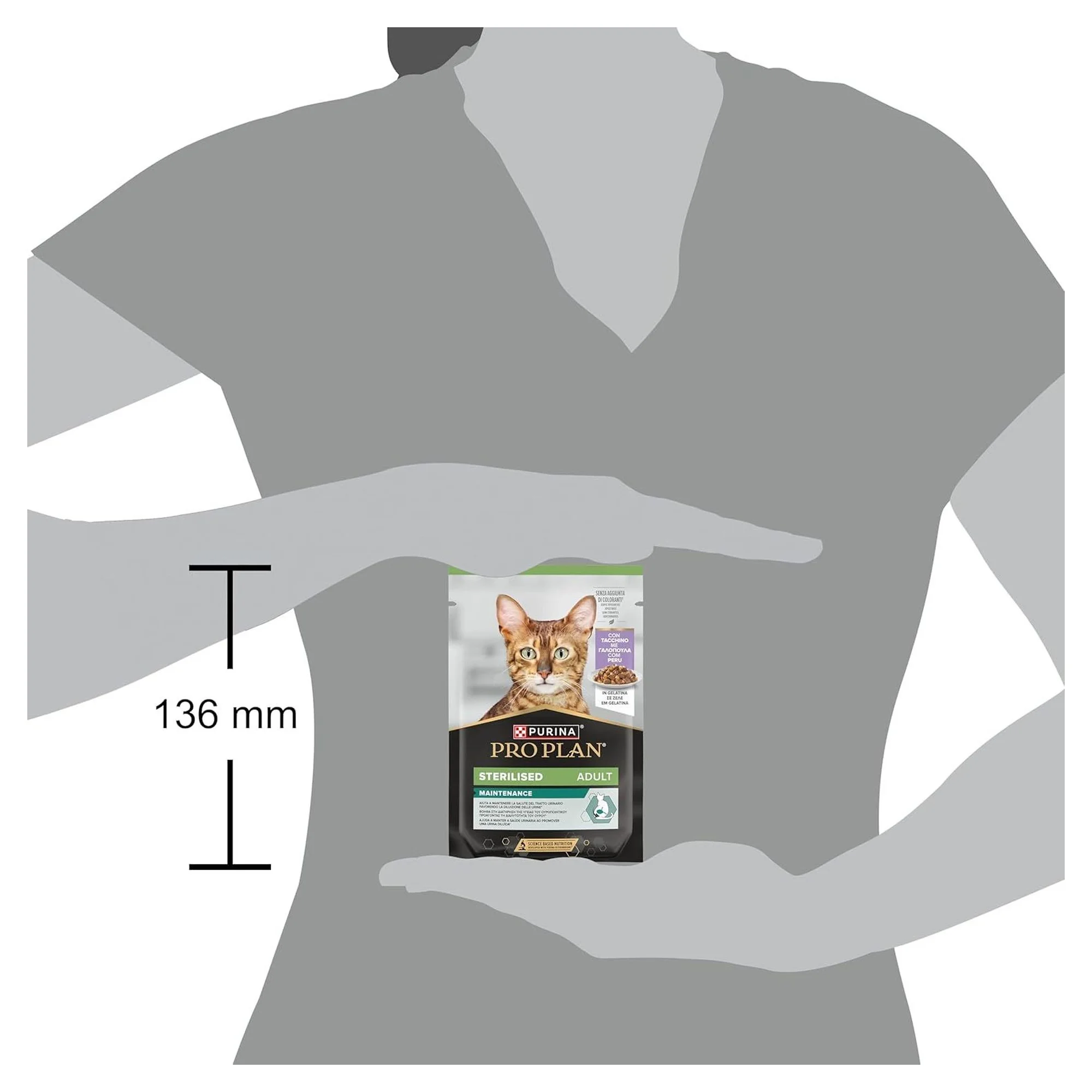 Pro Plan Pro Plan Sterilised Hindili Kısırlaştırılmış Yetişkin Kedi Yaş Mama 85 G — Görsel 3