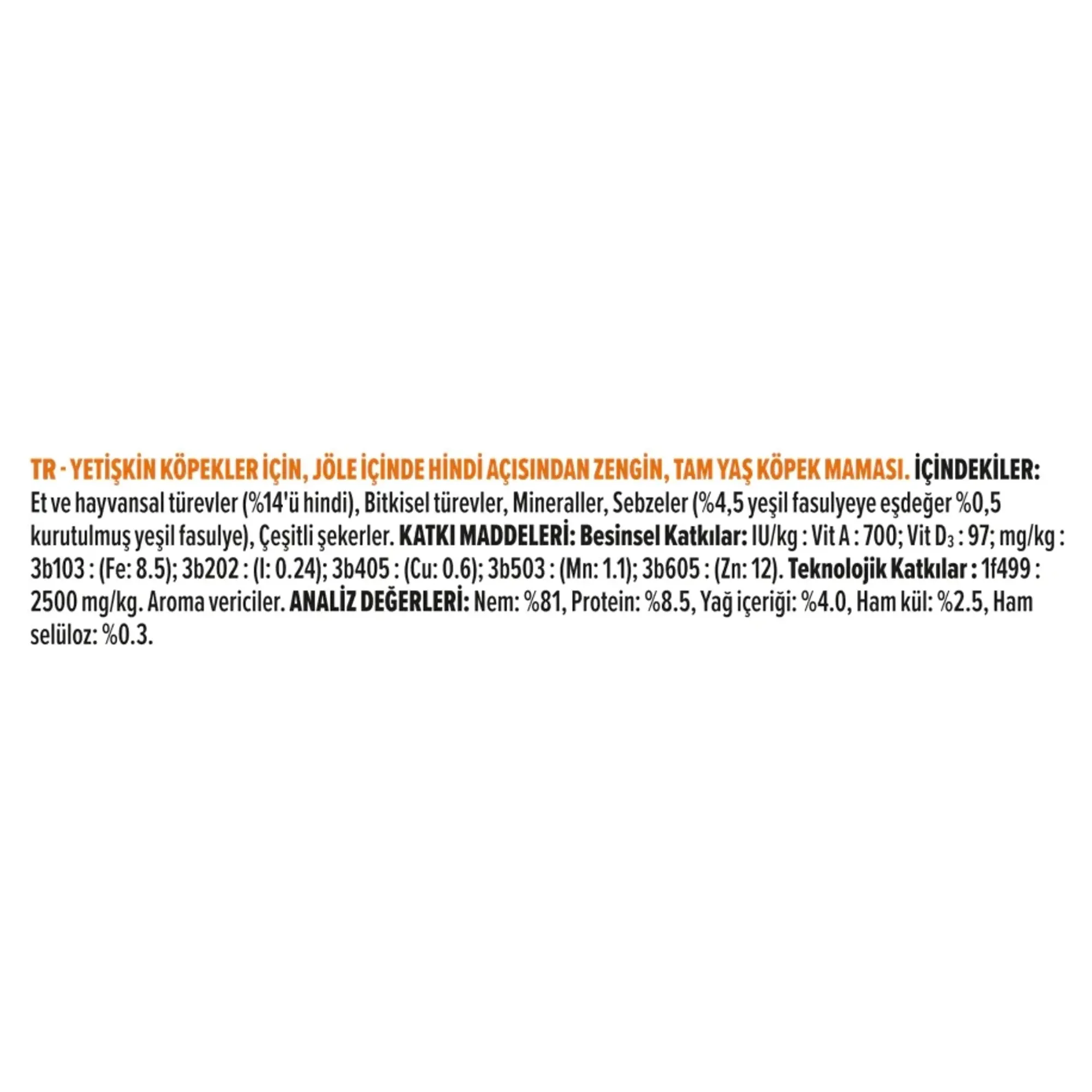 Pro Plan Pro Plan Jöle İçinde Hindili Yetişkin Köpek Konserve Maması 400 G — Normal — Görsel 4