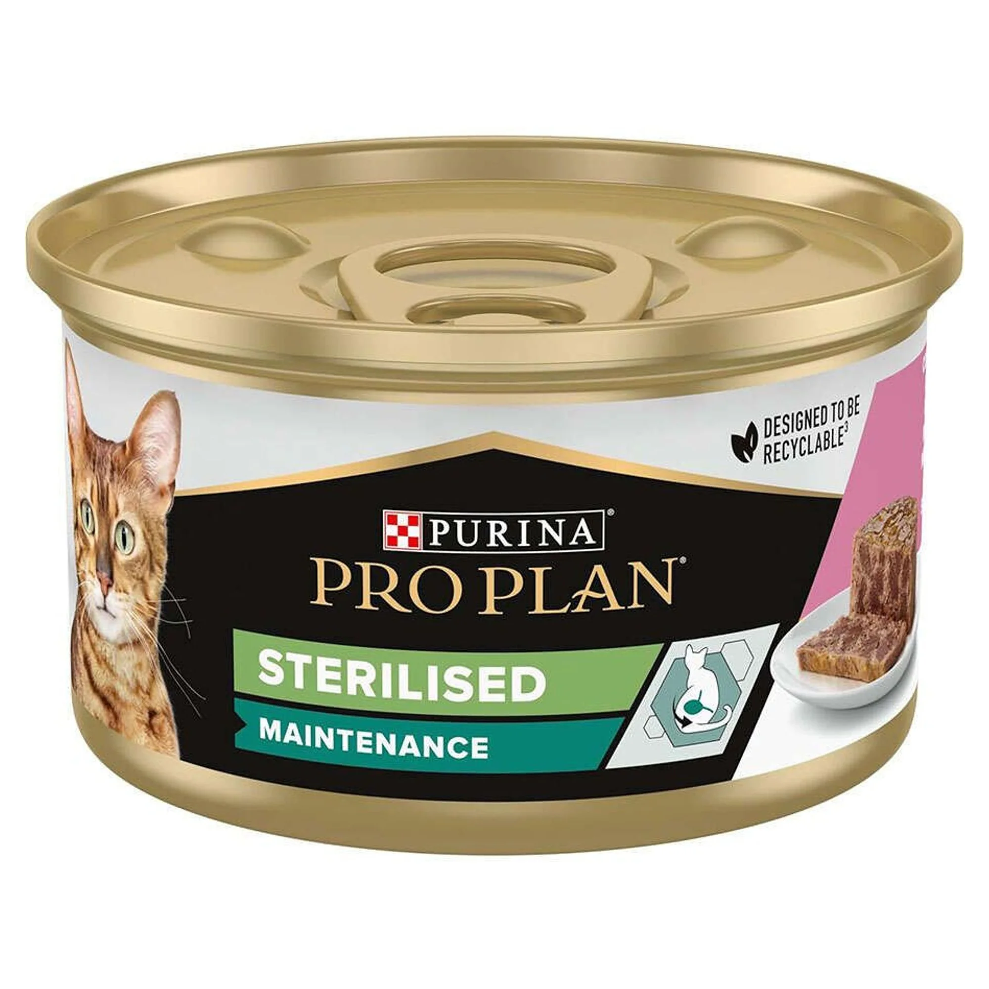 Pro Plan Pro Plan Sterilised Ton Balıklı, Somonlu ve Sebzeli Kısırlaştırılmış Kedi Konservesi 85 G