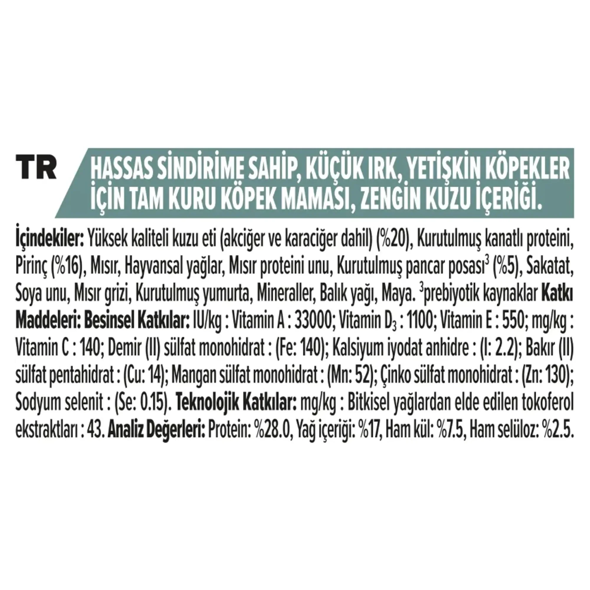 Pro Plan Pro Plan Sensitive Digestion Kuzu Hassas Sindirimli Yetişkin Köpek Maması 7 KG — 7 kg — Görsel 5