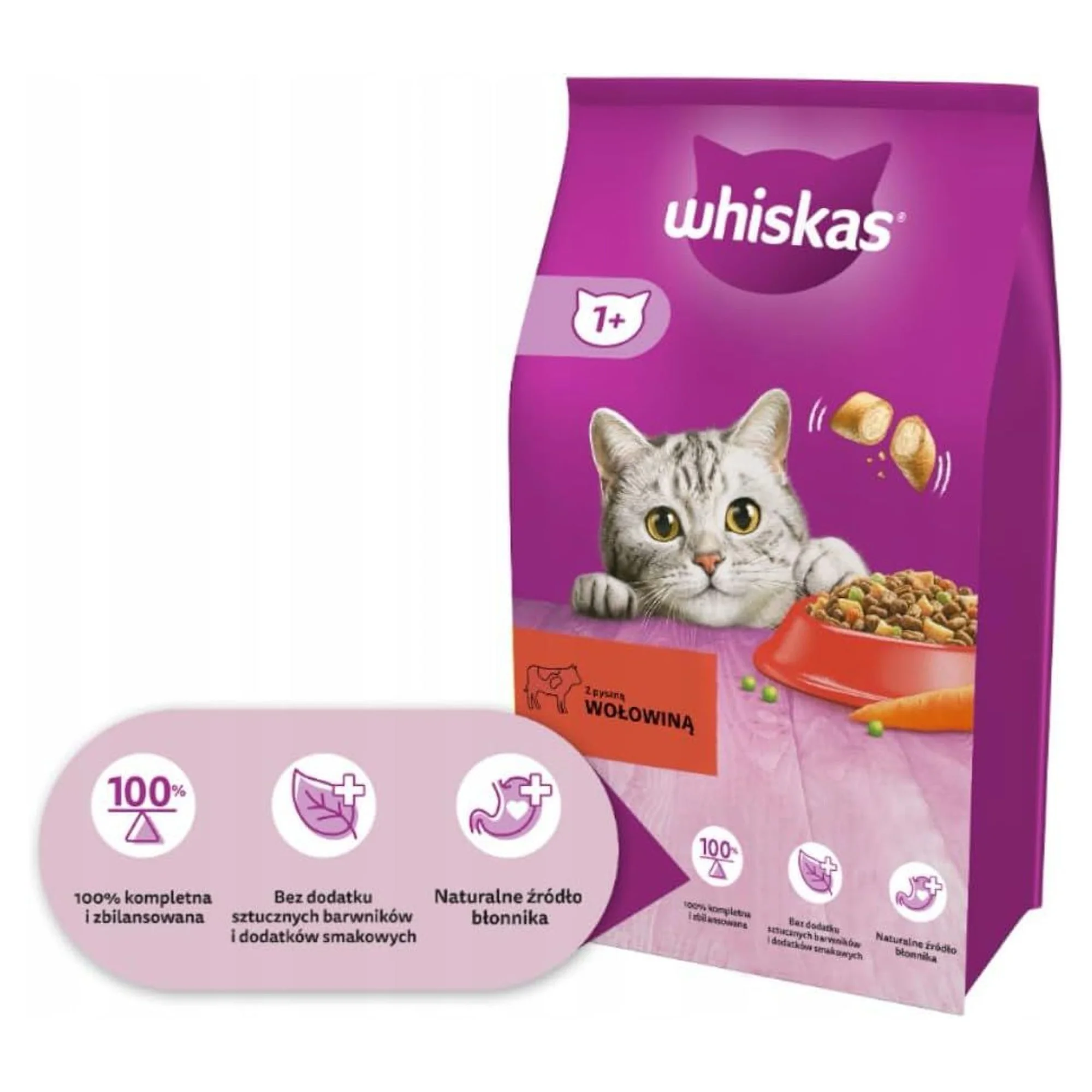 Whiskas Biftek ve Tavuklu Yetişkin Kedi Maması 14 KG — Normal, 14.2 kg — Görsel 2