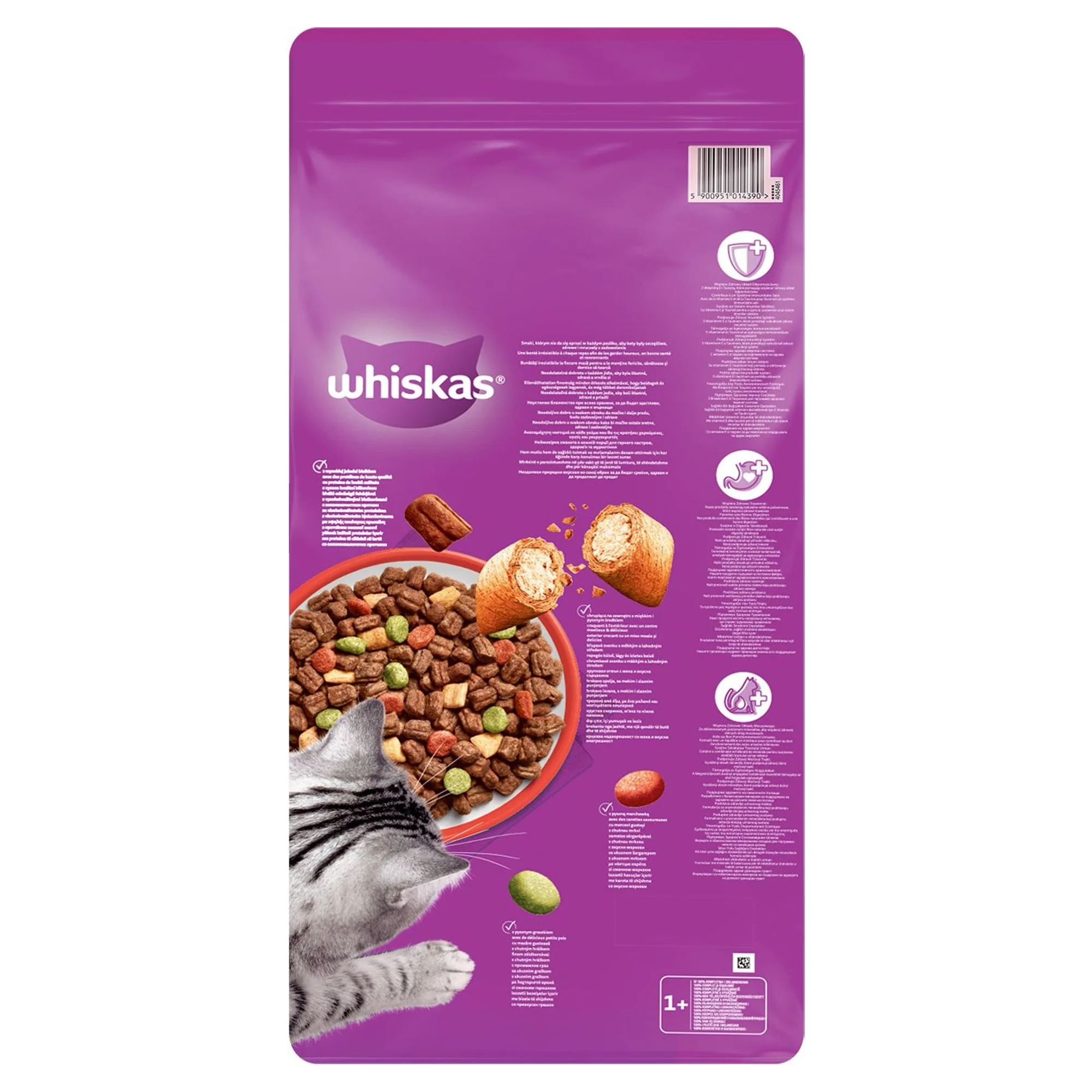 Whiskas Ton Balıklı ve Sebzeli Yetişkin Kedi Maması 14 KG — Normal, 14.2 kg — Görsel 2