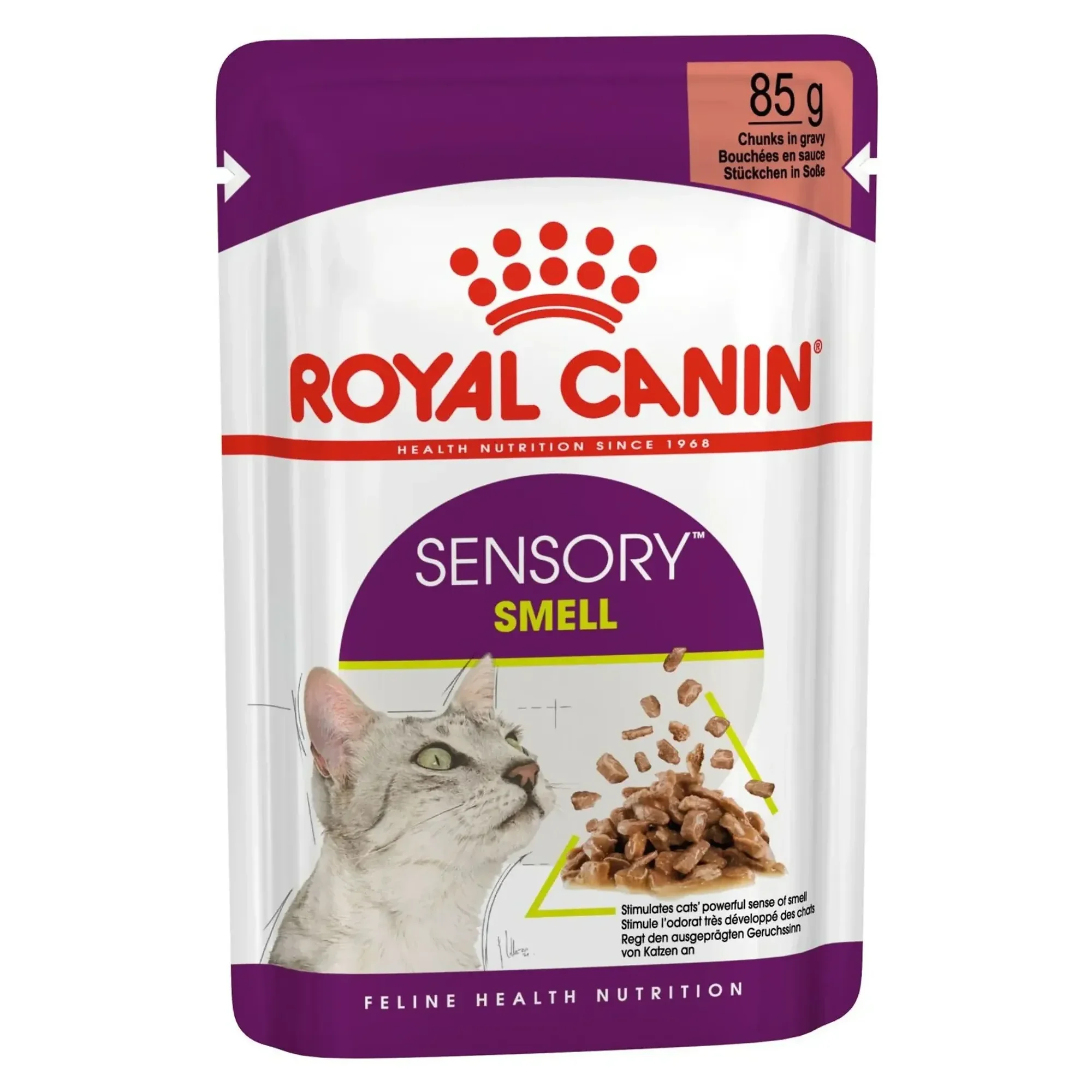 Royal Canin Royal Canin Sensory Smell Etli ve Balıklı Soslu Yetişkin Kedi Konservesi 85 G