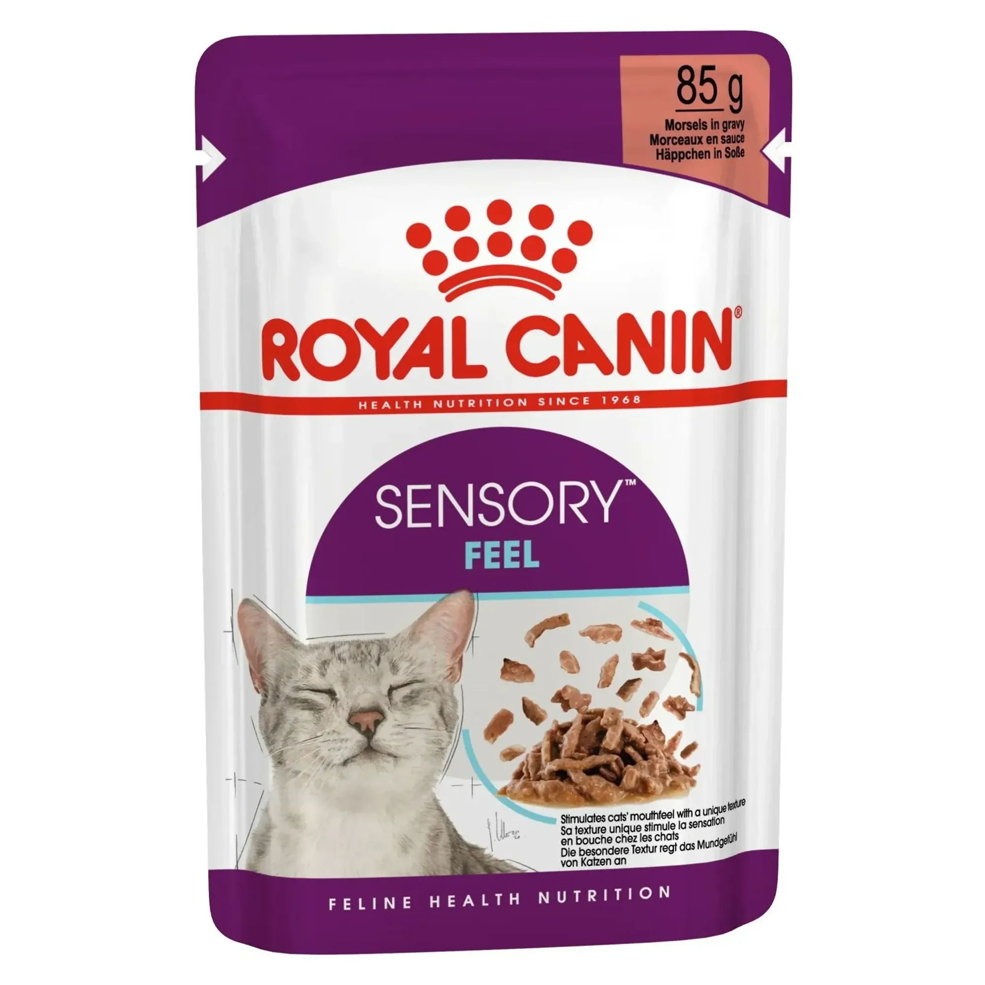 Royal Canin Royal Canin Sensory Feel Etli ve Balıklı Soslu Kedi Konservesi 85G