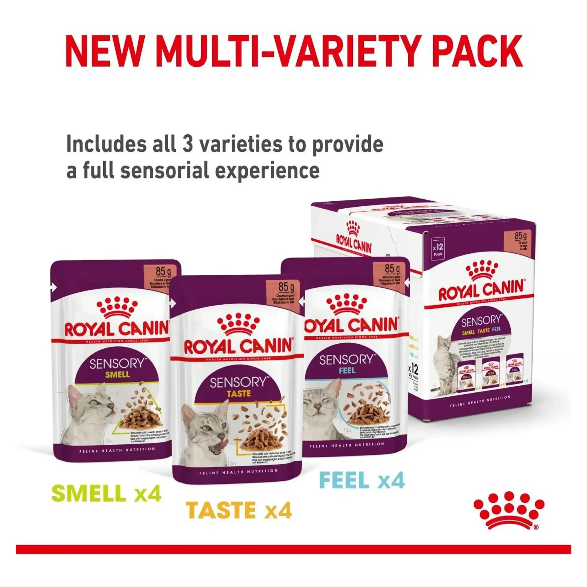 Royal Canin Royal Canin Sensory Feel Etli ve Balıklı Soslu Kedi Konservesi 85G — Normal, 90 g — Görsel 6