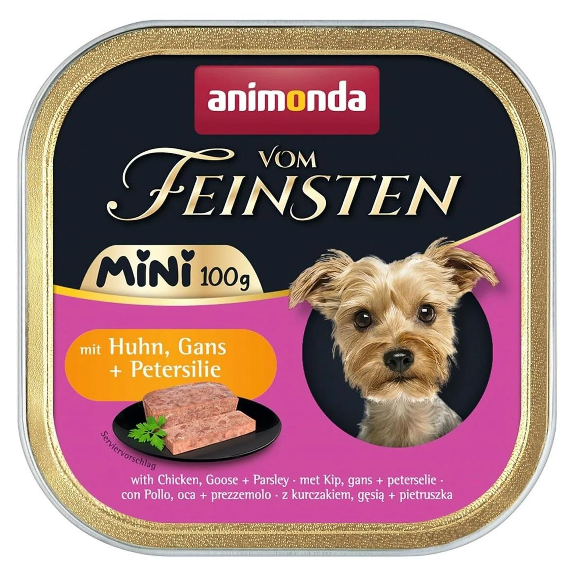 Animonda Tavuk ve Kaz Etli Yetişkin Mini Irk Köpek Konservesi 100 G