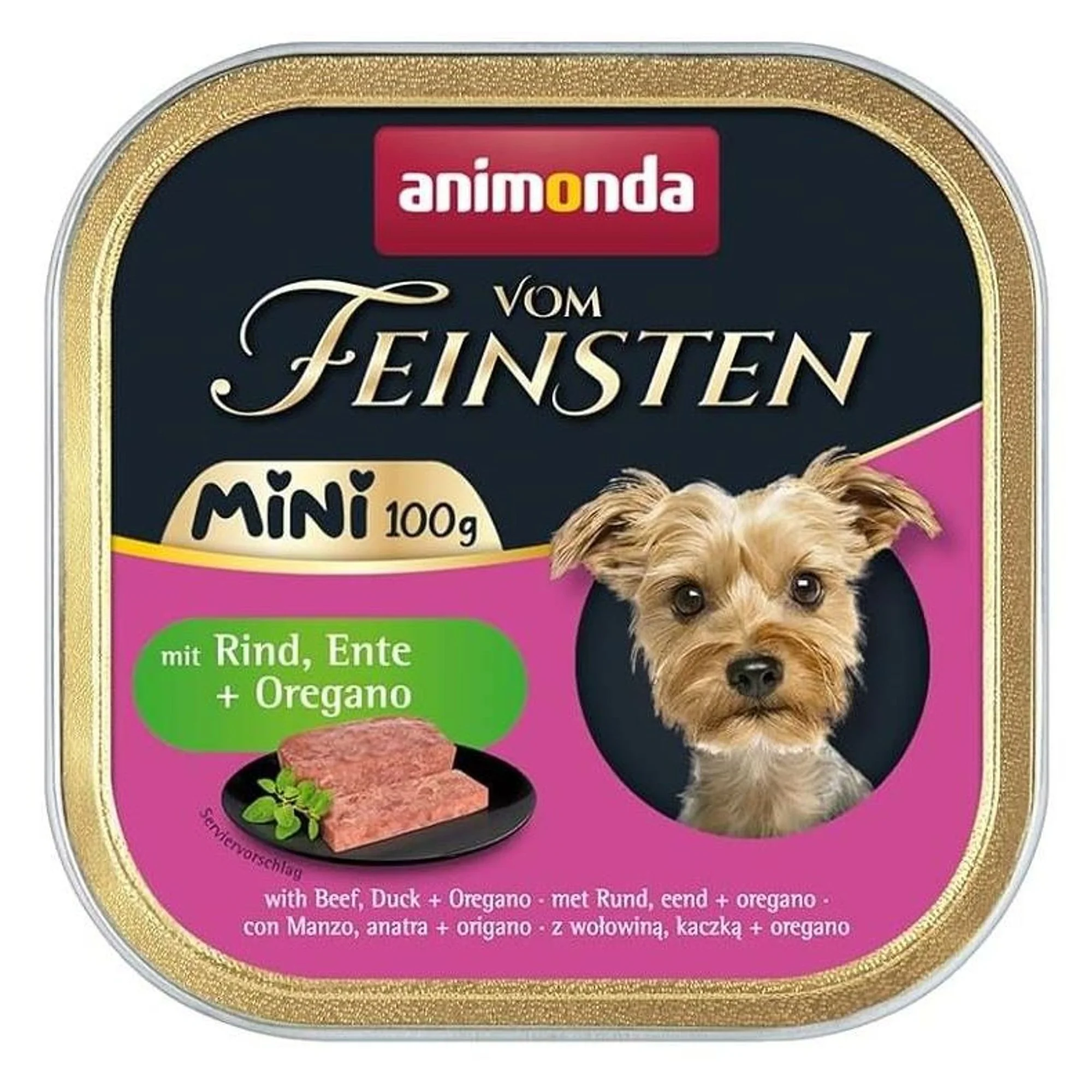 Animonda Dana ve Ördek Etli Yetişkin Mini Irk Köpek Konservesi 100 G