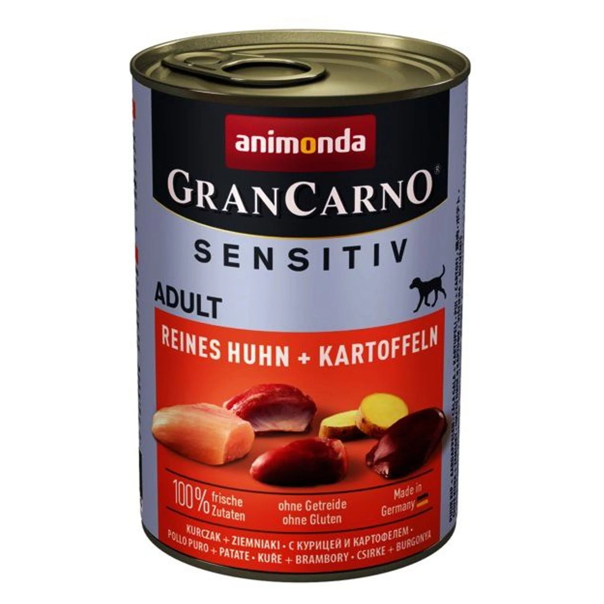 Animonda GranCarno Sensitive Tavuklu ve Patatesli Yetişkin Köpek Konservesi 400 G