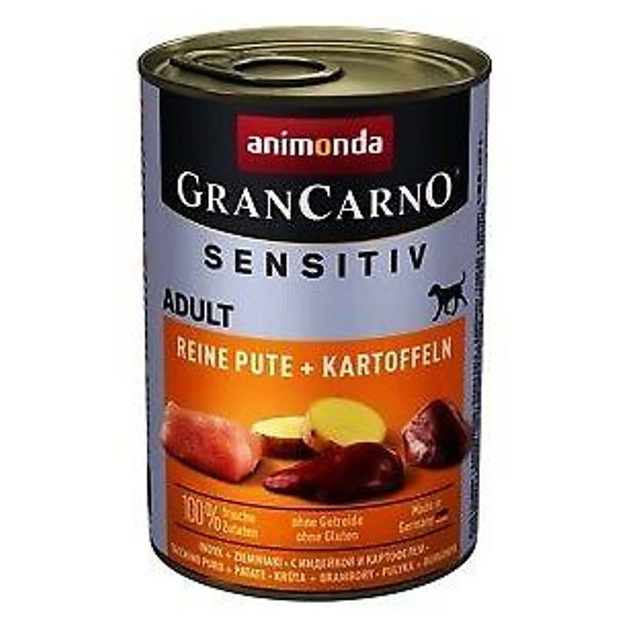 Animonda GranCarno Sensitive Hindili ve Patatesli Yetişkin Köpek Konservesi 400 G