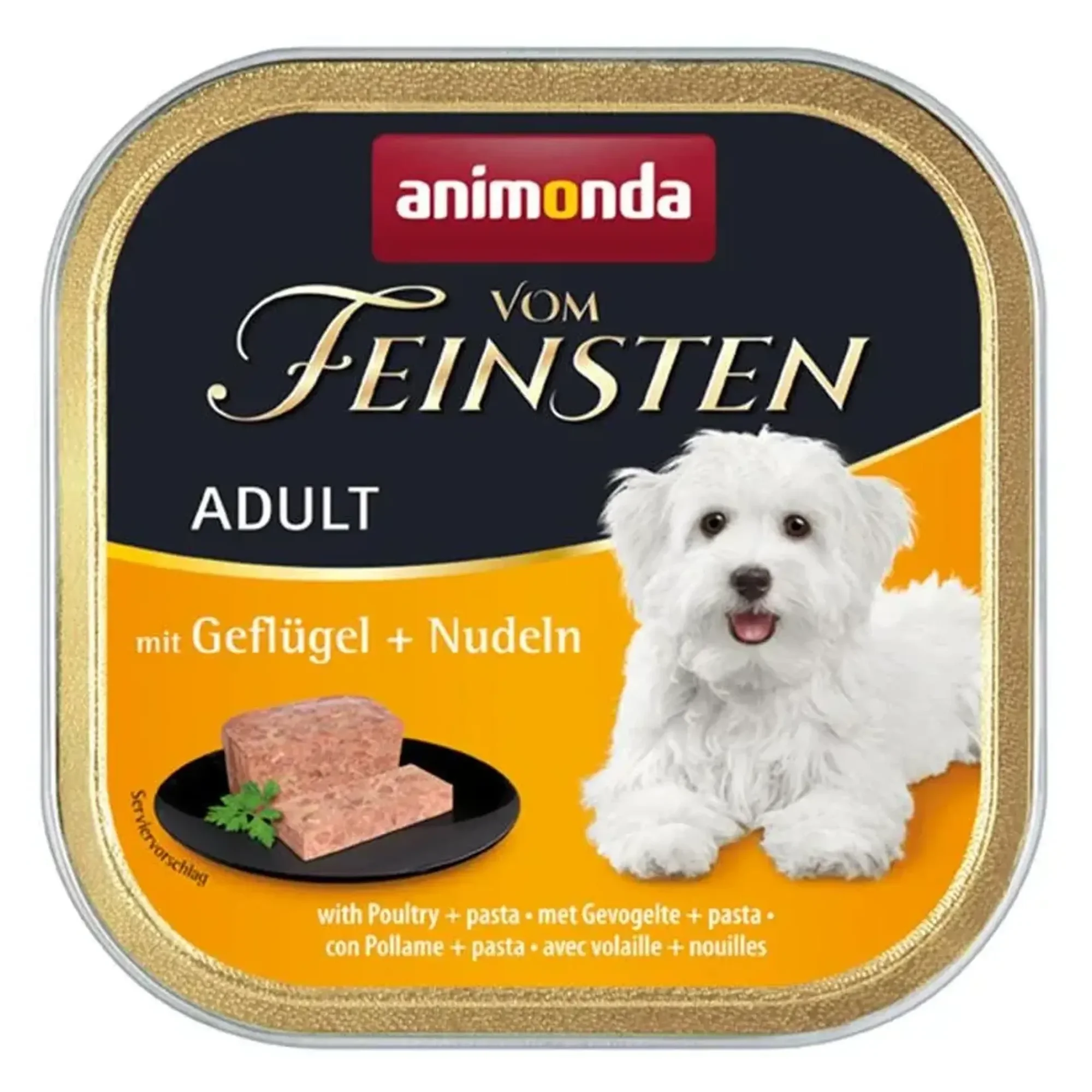 Animonda Vom Feinsten Kümes Hayvanlı ve Makarnalı Yetişkin Köpek Konservesi 150 G