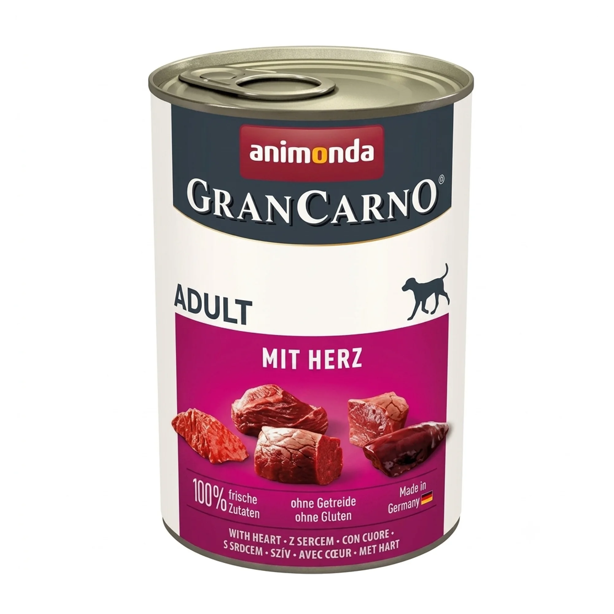 Animonda GranCarno Yürekli Yetişkin Köpek Konservesi 400 G
