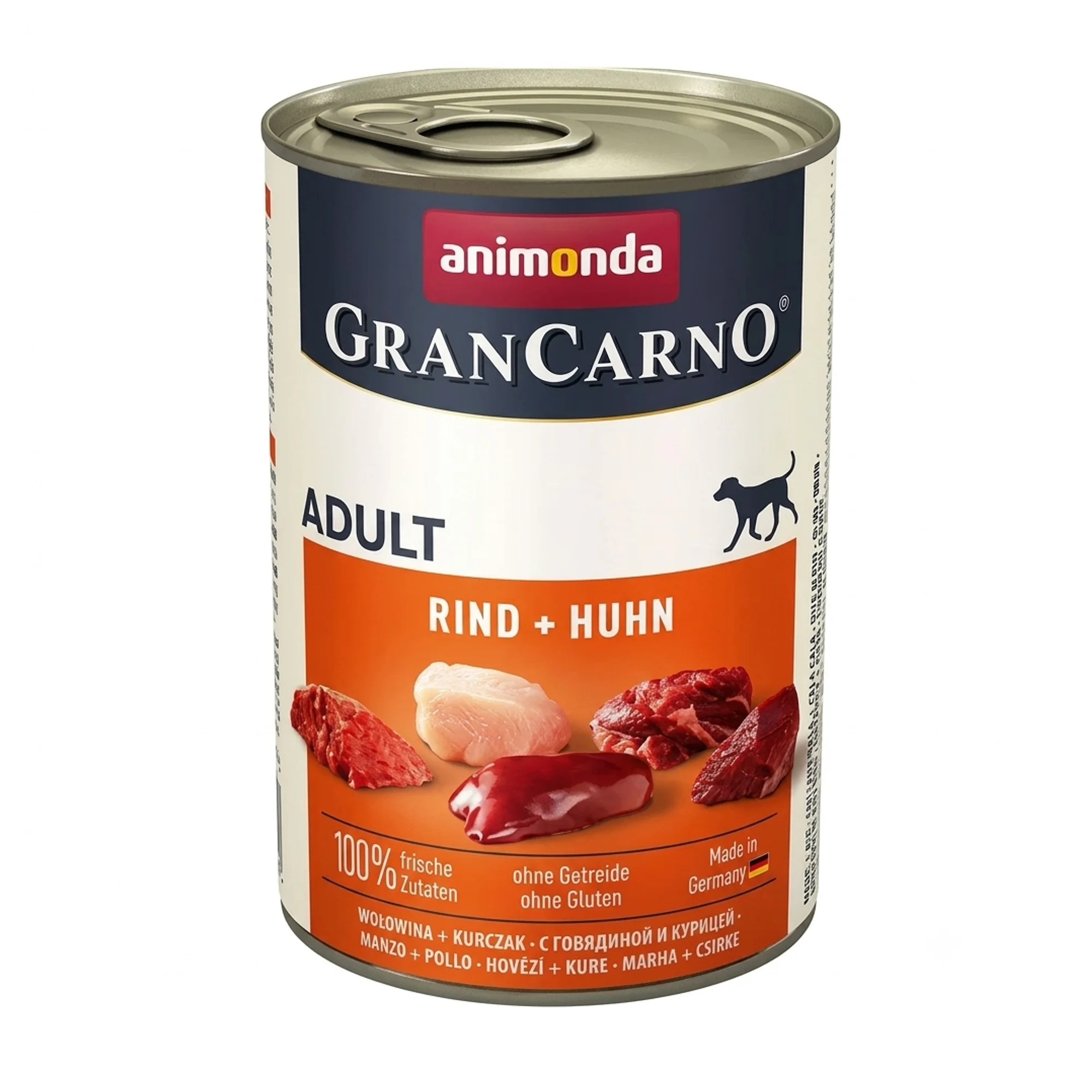Animonda GranCarno Sığırlı ve Tavuklu Yetişkin Köpek Konservesi 400 G