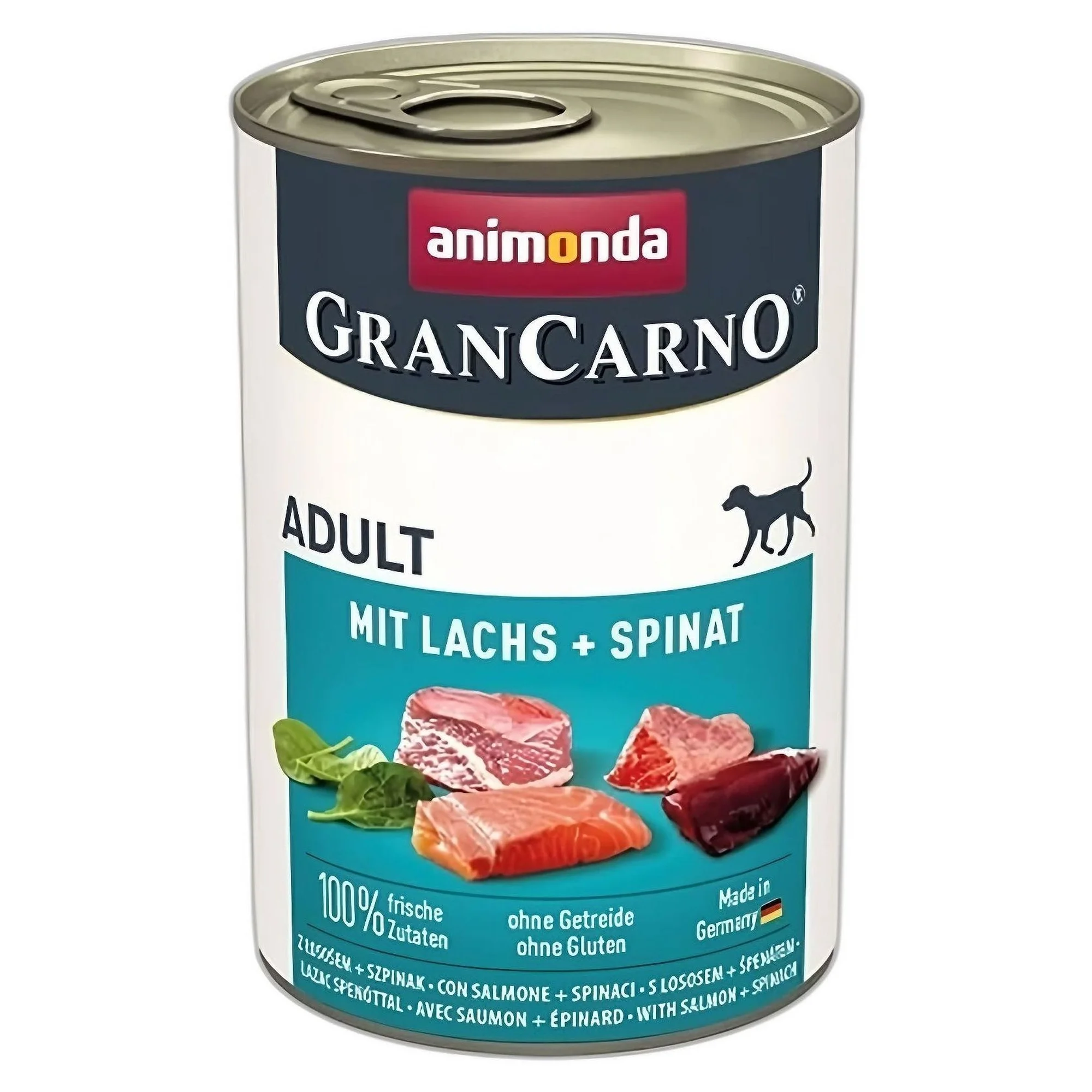 Animonda GranCarno Ispanaklı Somonlu Yetişkin Köpek Konservesi 400 G
