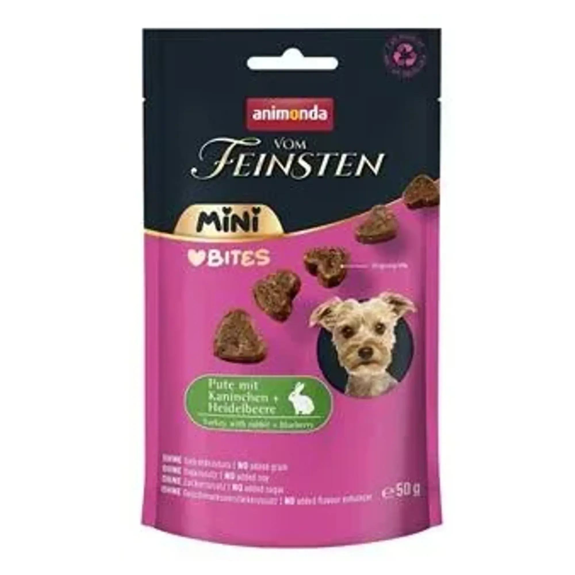Animonda Hindi ve Tavşan Etli Yetişkin Mini Irk Köpek Ödül Maması 50G
