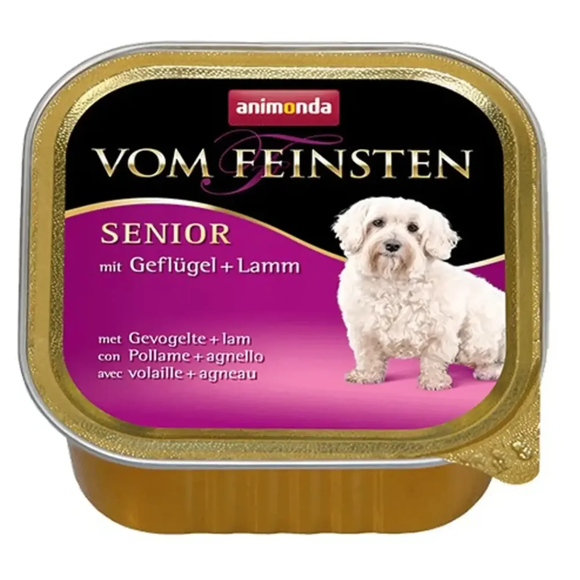 Animonda Vom Feinsten Kümes Hayvanlı Kuzulu Yaşlı Köpek Konservesi 150 G