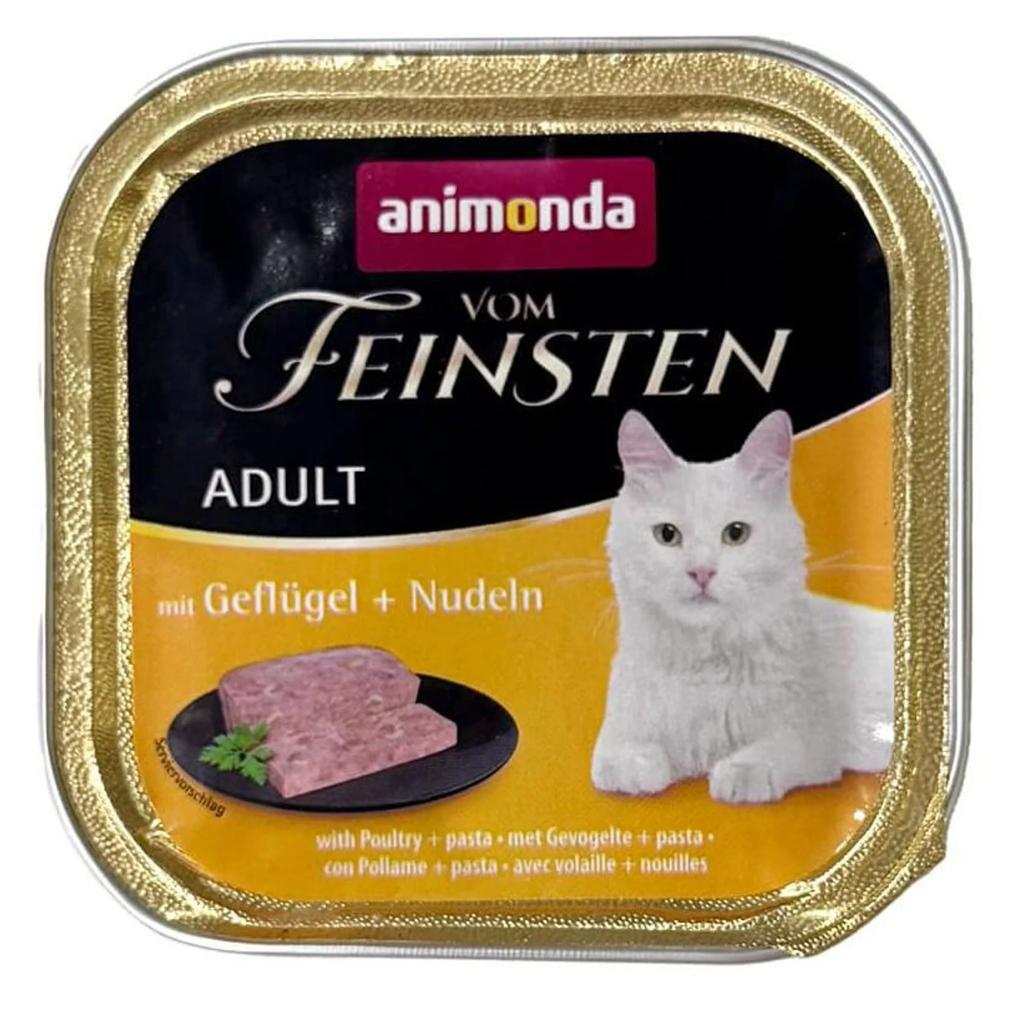 Animonda Animonda Vom Feinsten Kümes Hayvanlı ve Makarnalı Yetişkin Kedi Konservesi 100G