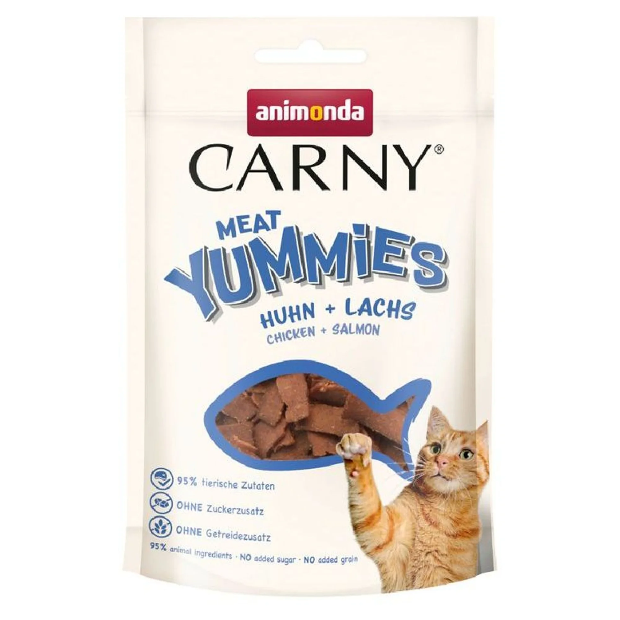 Animonda Carny Meat Tavuk Etli ve Somonlu Etli Kedi Ödül Maması 50G