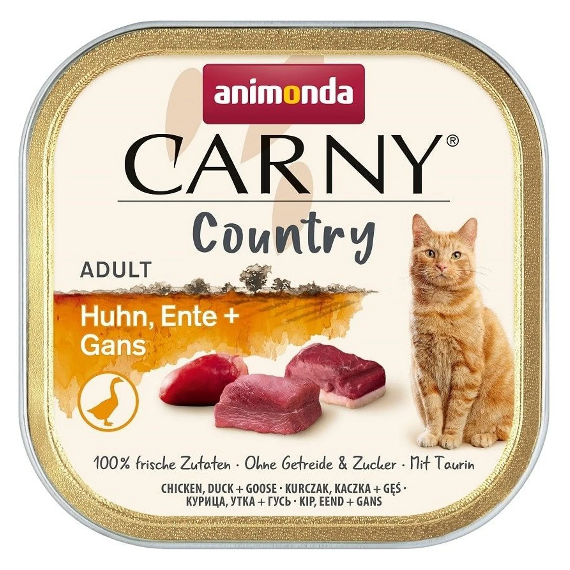 Animonda Carny Country Tavuklu Ördekli ve Kazlı Yetişkin Kedi Konservesi 100 G