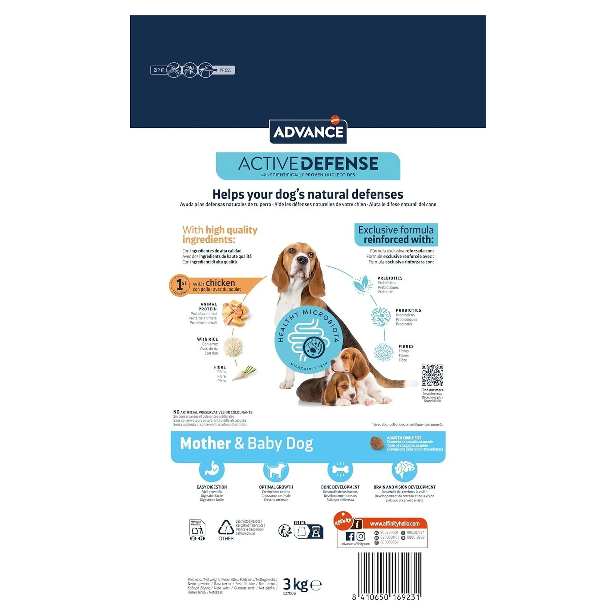 Advance Puppy Protect Initial TavukluYavru ve Anne Köpek Maması 3 KG — Normal, 3.2 kg — Görsel 3