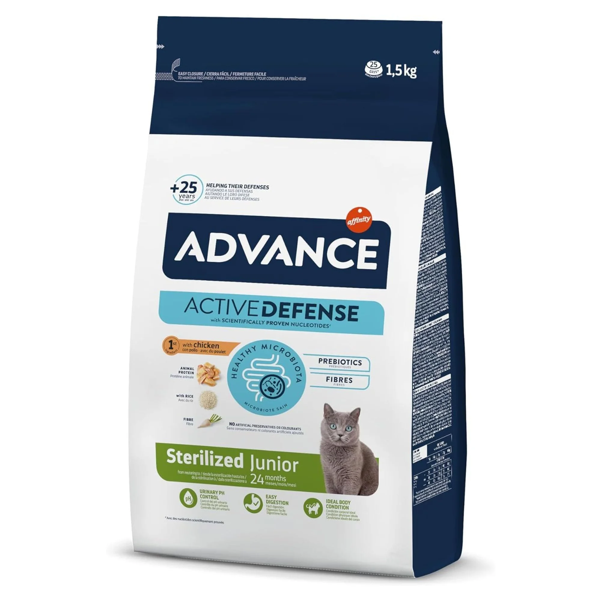 Advance Junior Tavuklu Kısırlaştırılmış Yavru Kedi Maması 1.5 KG