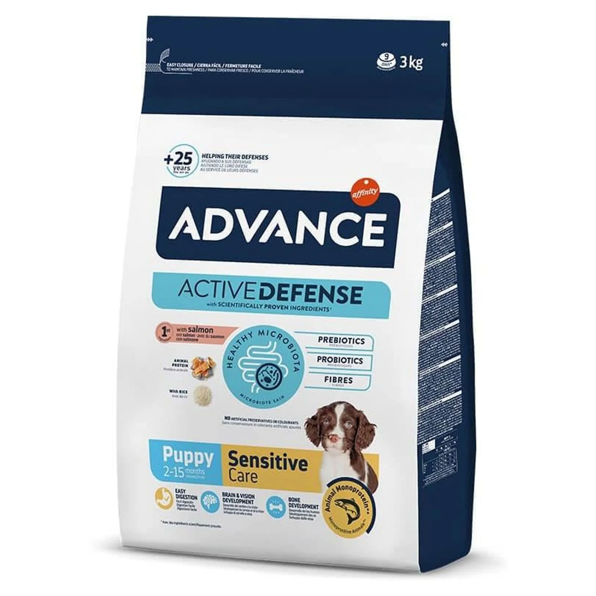 Advance Puppy Sensitive Hassas Sindirim için Somonlu Yavru Köpek Maması 3 KG