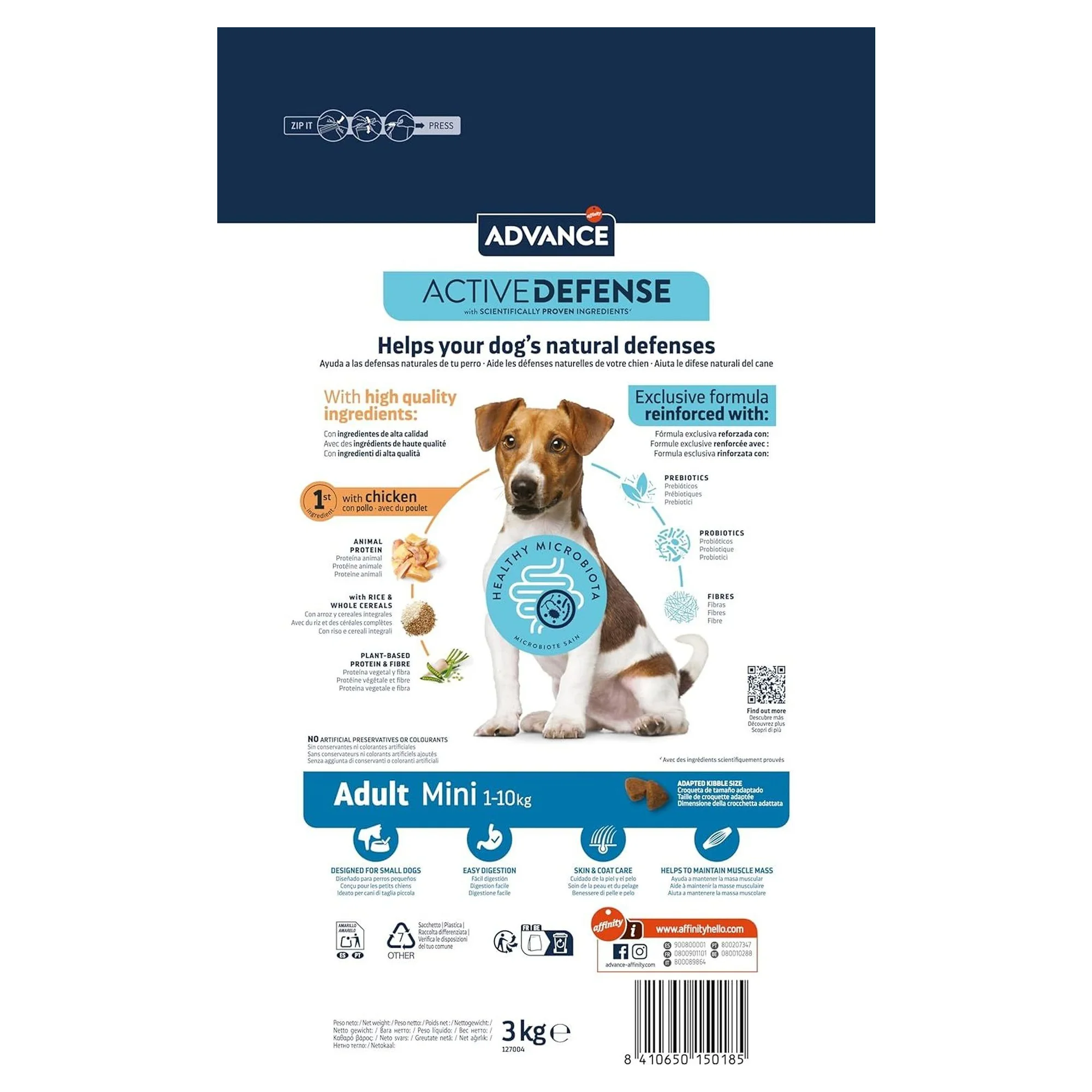 Advance Tavuklu Küçük Irk Yetişkin Köpek Maması 3 KG — Normal, 3 kg — Görsel 3